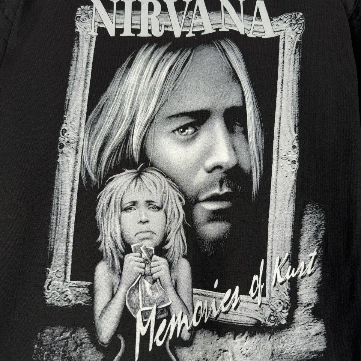 Band Tees Vintage Nirvana Memories Of Kurt Courtney Love T Shirt Size US L / EU 52-54 / 3 - 5 Thumbnail