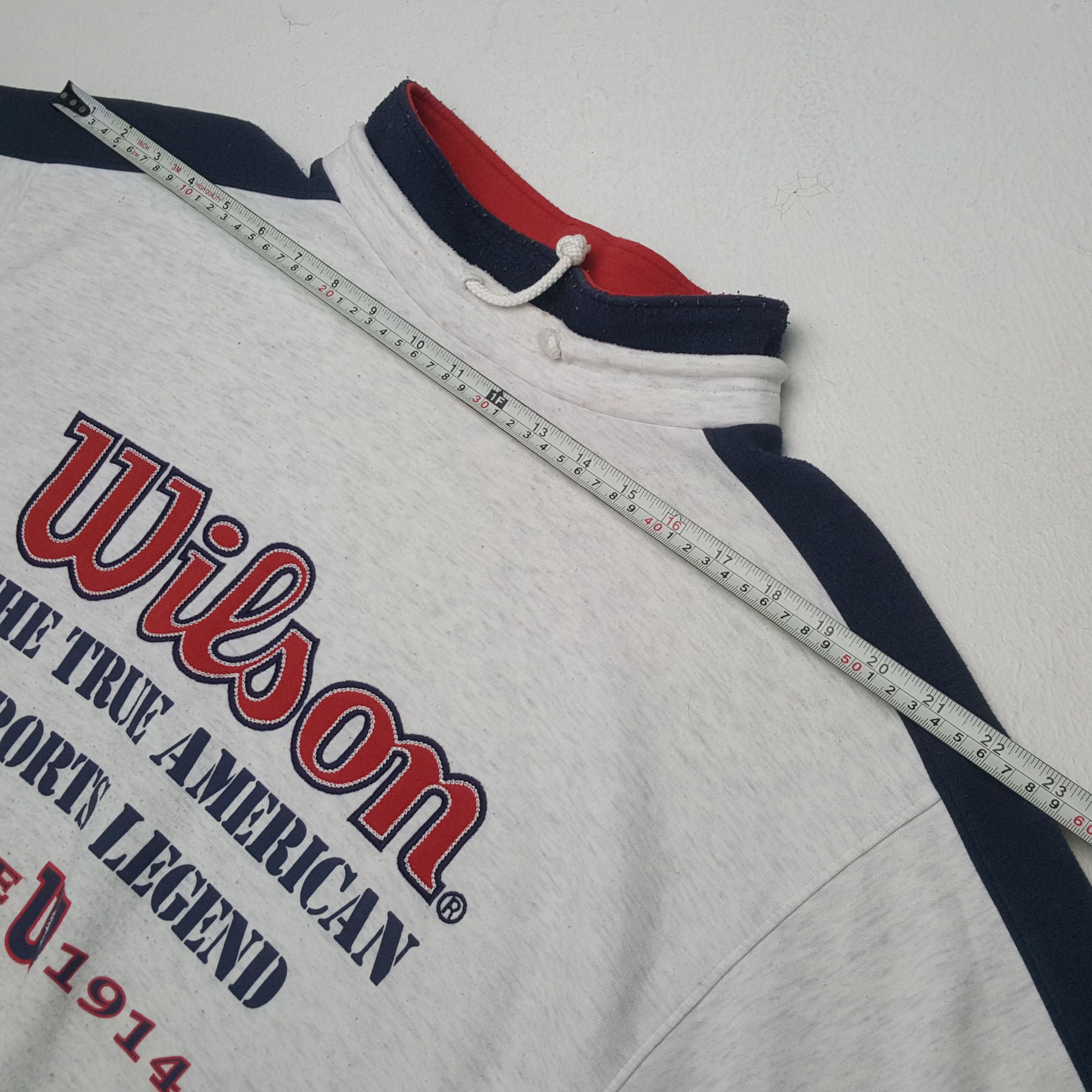 Vintage × Wilson Vintage WILSON SPORTS LEGEND Sportswear Style Sweatshirts Size US L / EU 52-54 / 3 - 4 Thumbnail