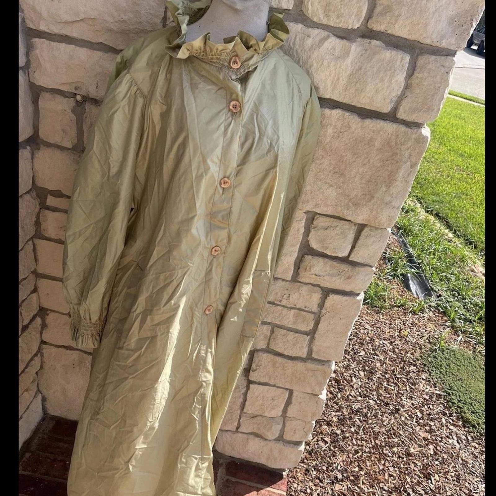 Other VINTAGE 80’s silkhana/Rain Coat/ Coat Size L?xl Size L / US 10 / IT 46 - 1 Thumbnail
