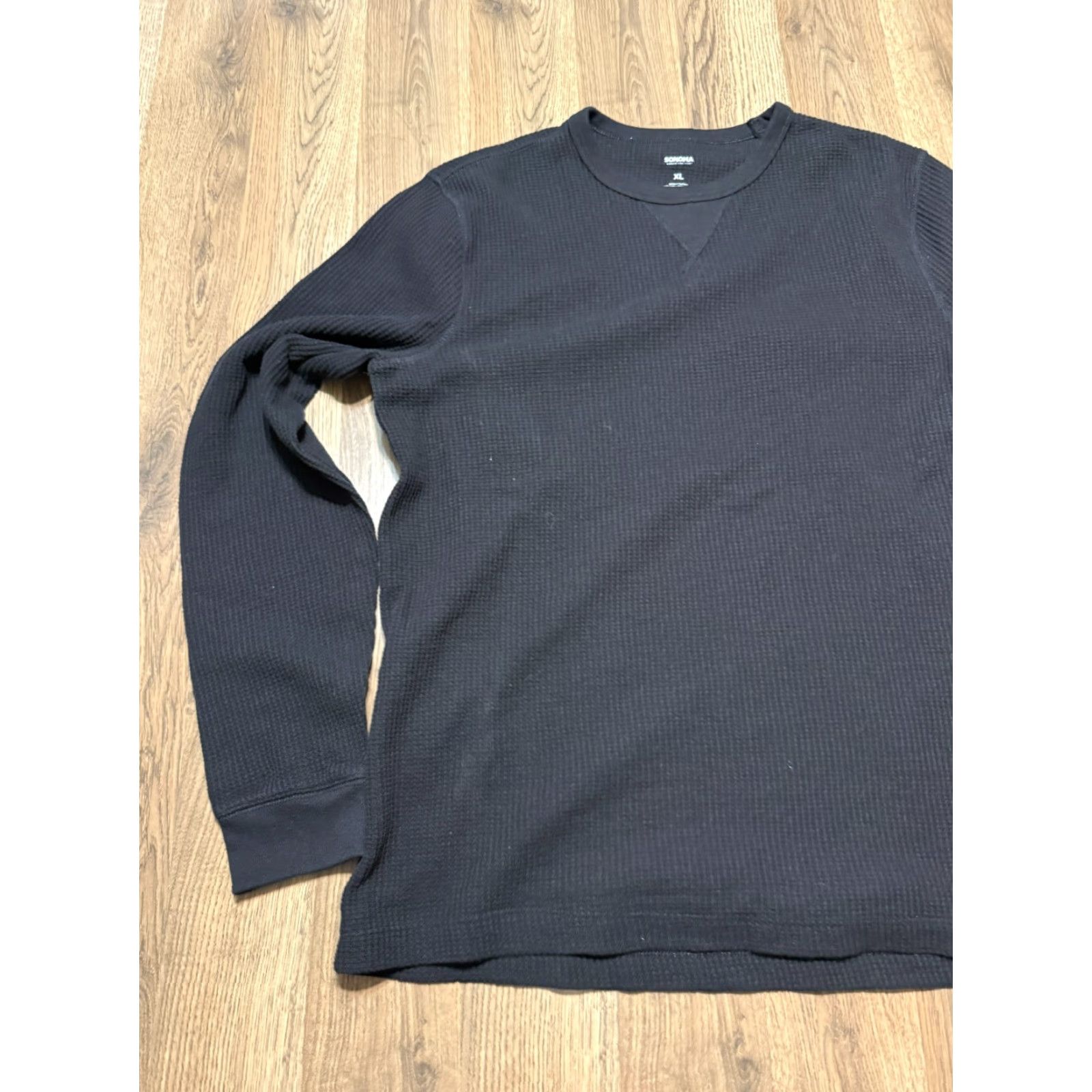 Vintage Sonoma Shirt Men's XL Black Long Sleeve Crewneck Shirt Crew Neck Par-T?g? Size US XL / EU 56 / 4 - 3 Thumbnail