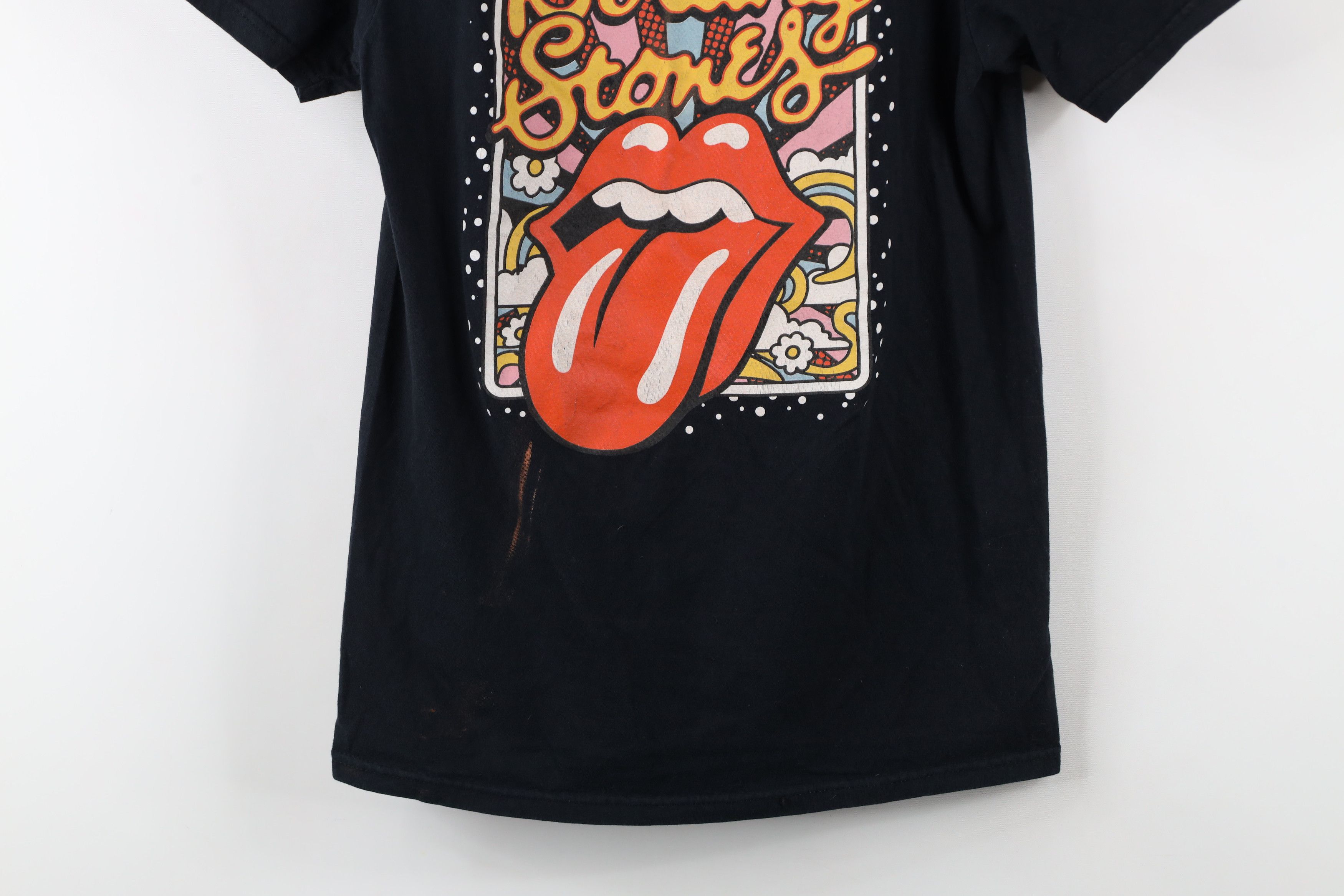 Vintage Retro Y2K Spell Out The Rolling Stones Band T-Shirt Size S / US 4 / IT 40 - 3 Thumbnail