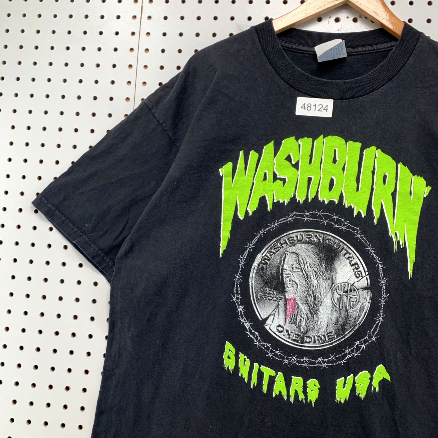 Gildan VINTAGE Dimebag Darrell Pantera Shirt L Black Green 90s Mens T-Shirt Size US L / EU 52-54 / 3 - 4 Thumbnail
