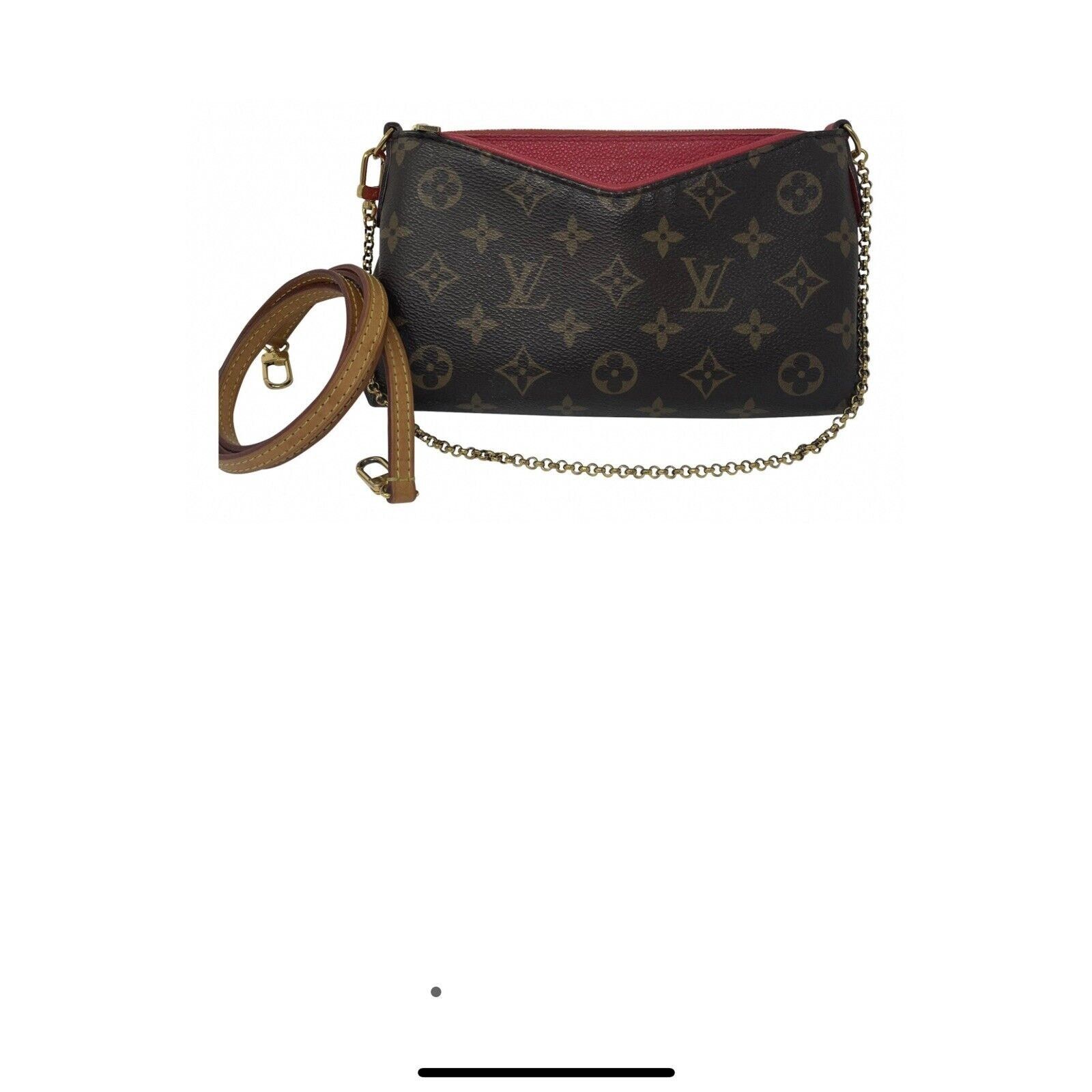 Louis Vuitton Louis Vuitton Pallas Clutch Brown Canvas Size ONE SIZE - 13 Thumbnail