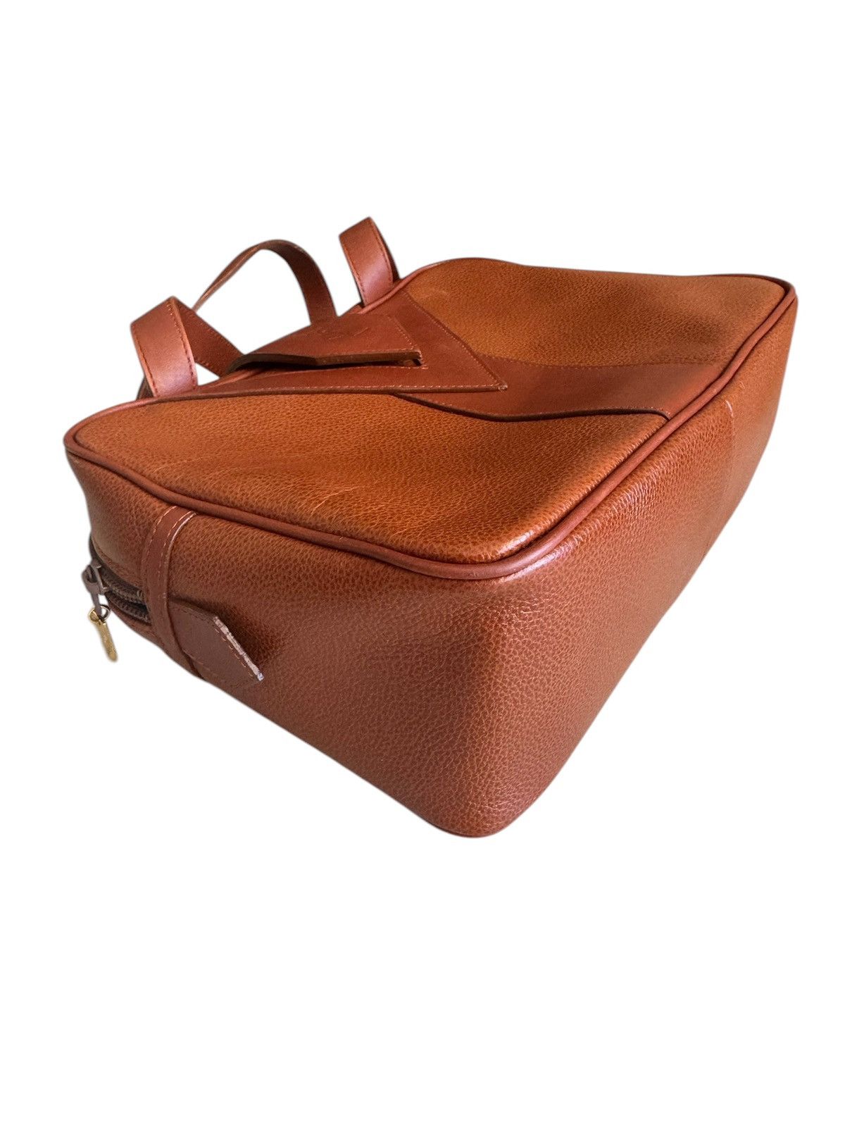 Vintage × Yves Saint Laurent Yves Saint Laurent YSL Brown Leather Handbag Size ONE SIZE - 4 Thumbnail