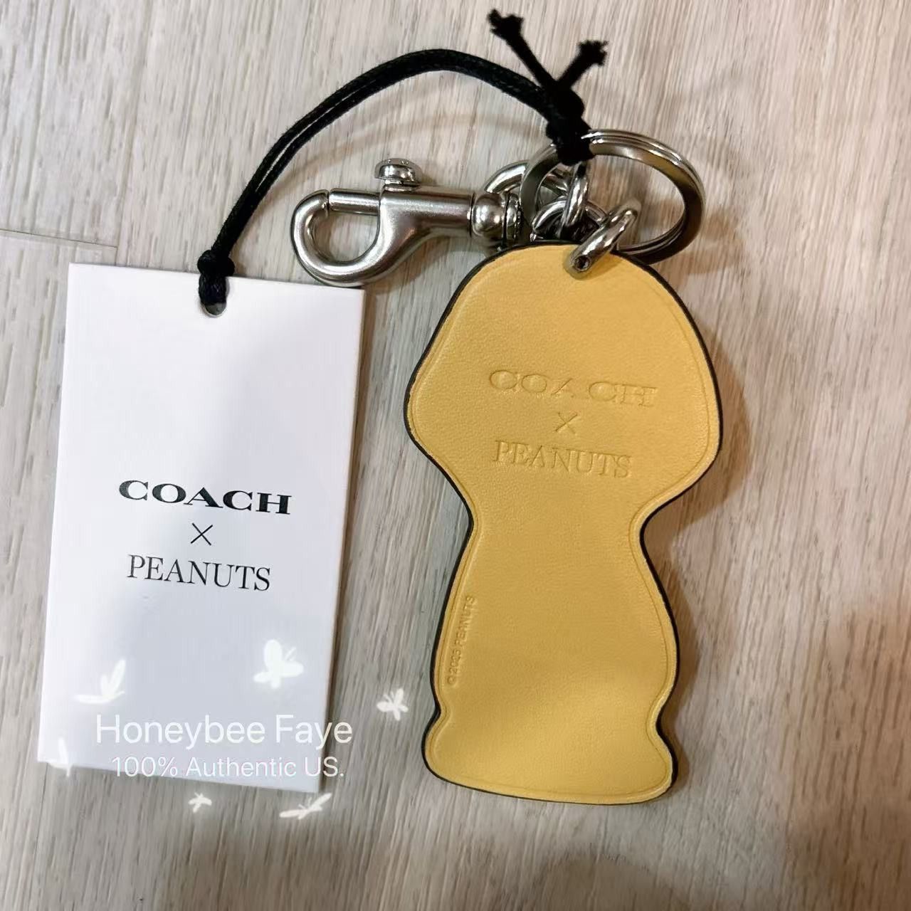 Coach Coach X Peanuts Charlie Brown Bag Charm CBG59 Size ONE SIZE - 3 Thumbnail