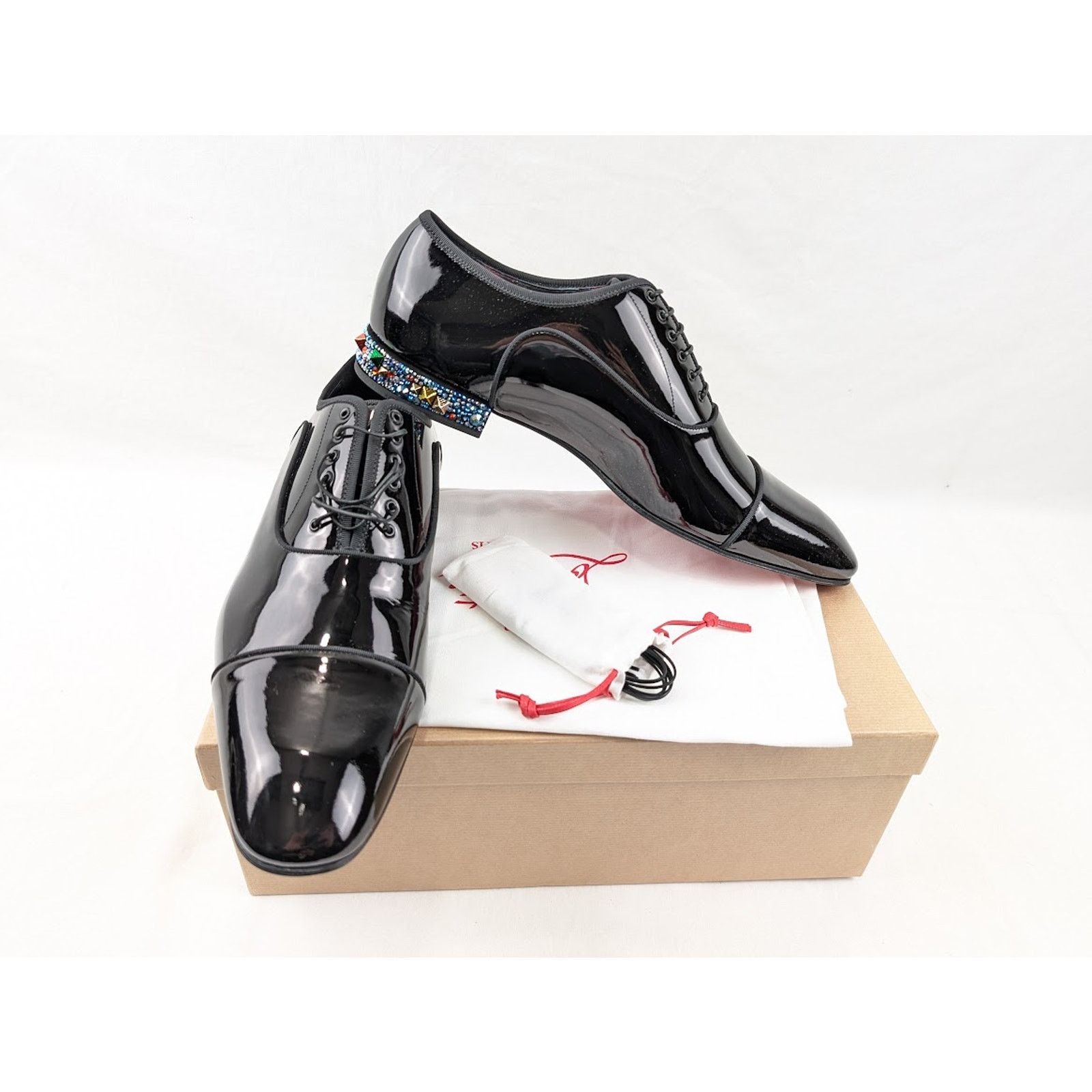 Christian Louboutin o1rshd1 Hero on the Rocks 20 Shoe Boots in Black Size US 8 / EU 41 - 18 Thumbnail