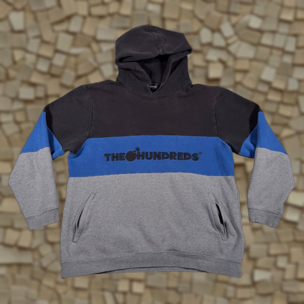 The Hundreds The Hundreds Hoodie Adult XL Black Colorblock Pullover Sweatshirt Size US XL / EU 56 / 4 - 1 Thumbnail