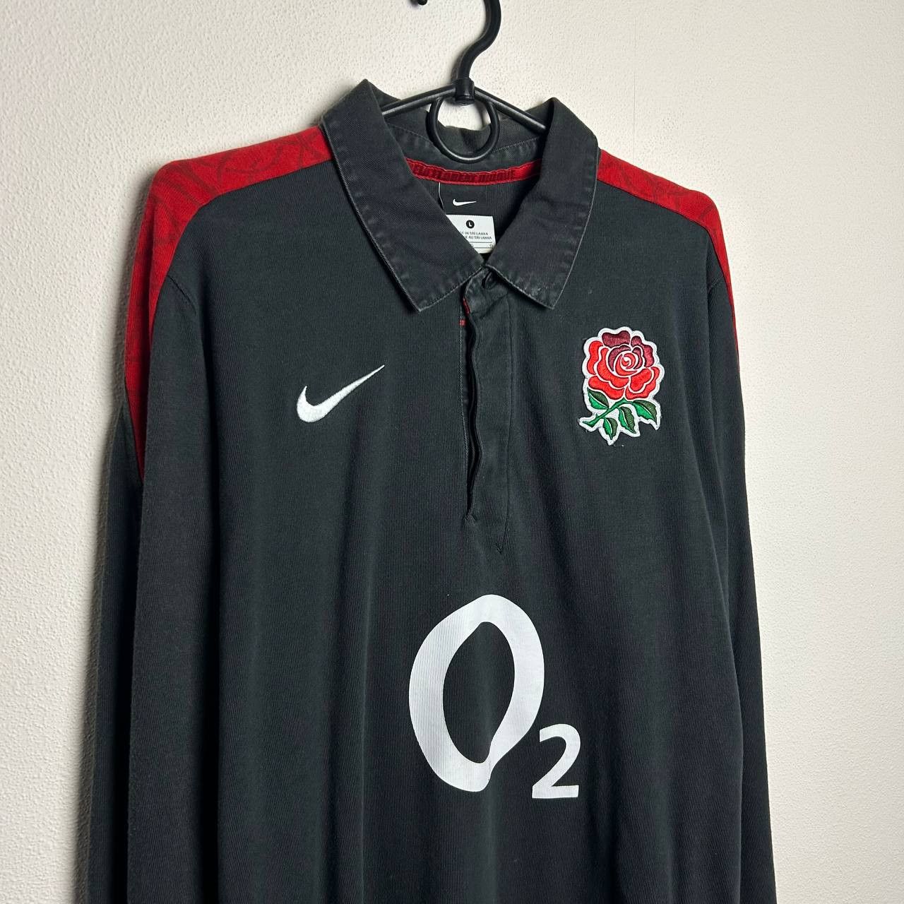 Nike Vintage nike England rugby O2 sportswear longsleeve Size US L / EU 52-54 / 3 - 2 Thumbnail