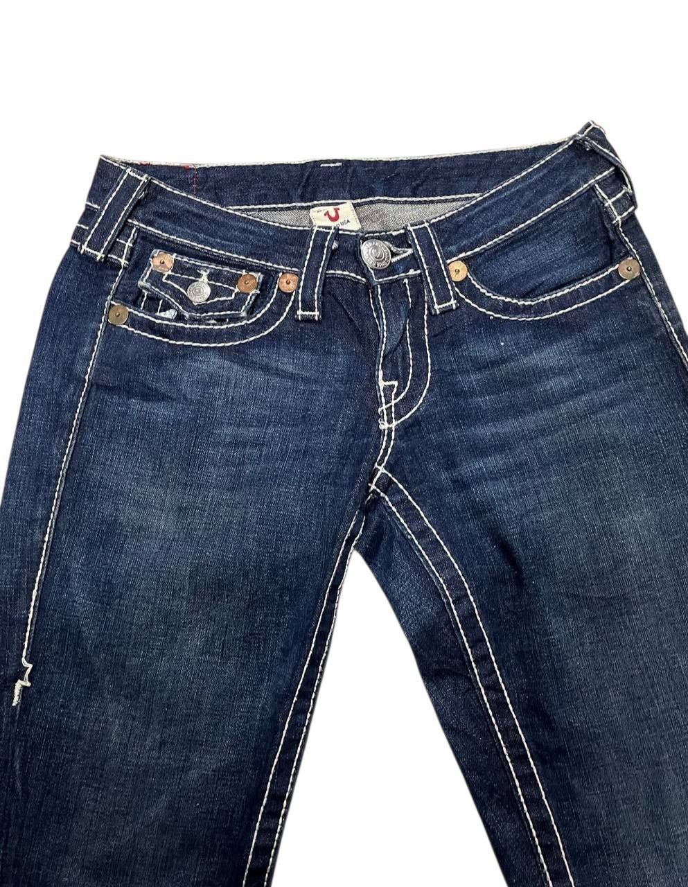 True Religion Flare Jeans true religion Rainbow Joey low rise twisted leg Size US 29 - 8 Thumbnail