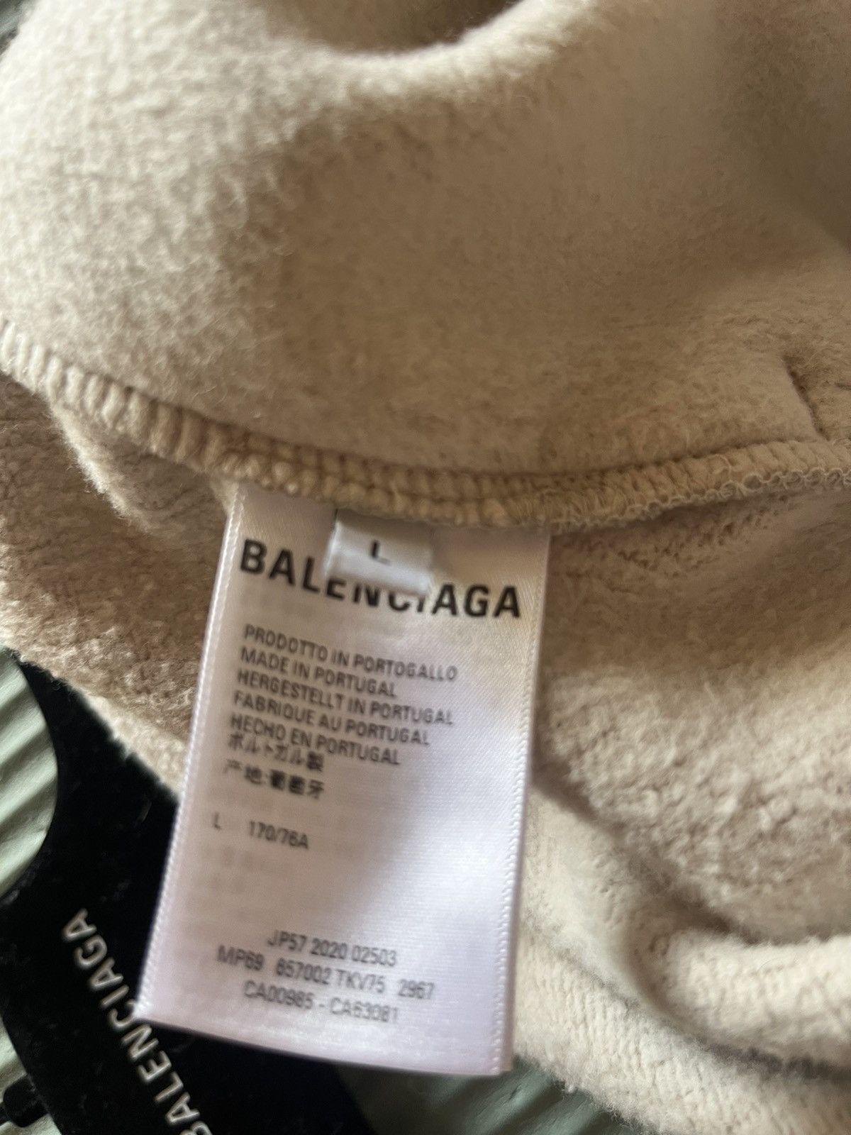 Balenciaga Balenciaga oversized thick jersey track / sweat pants Size US 33 - 4 Thumbnail
