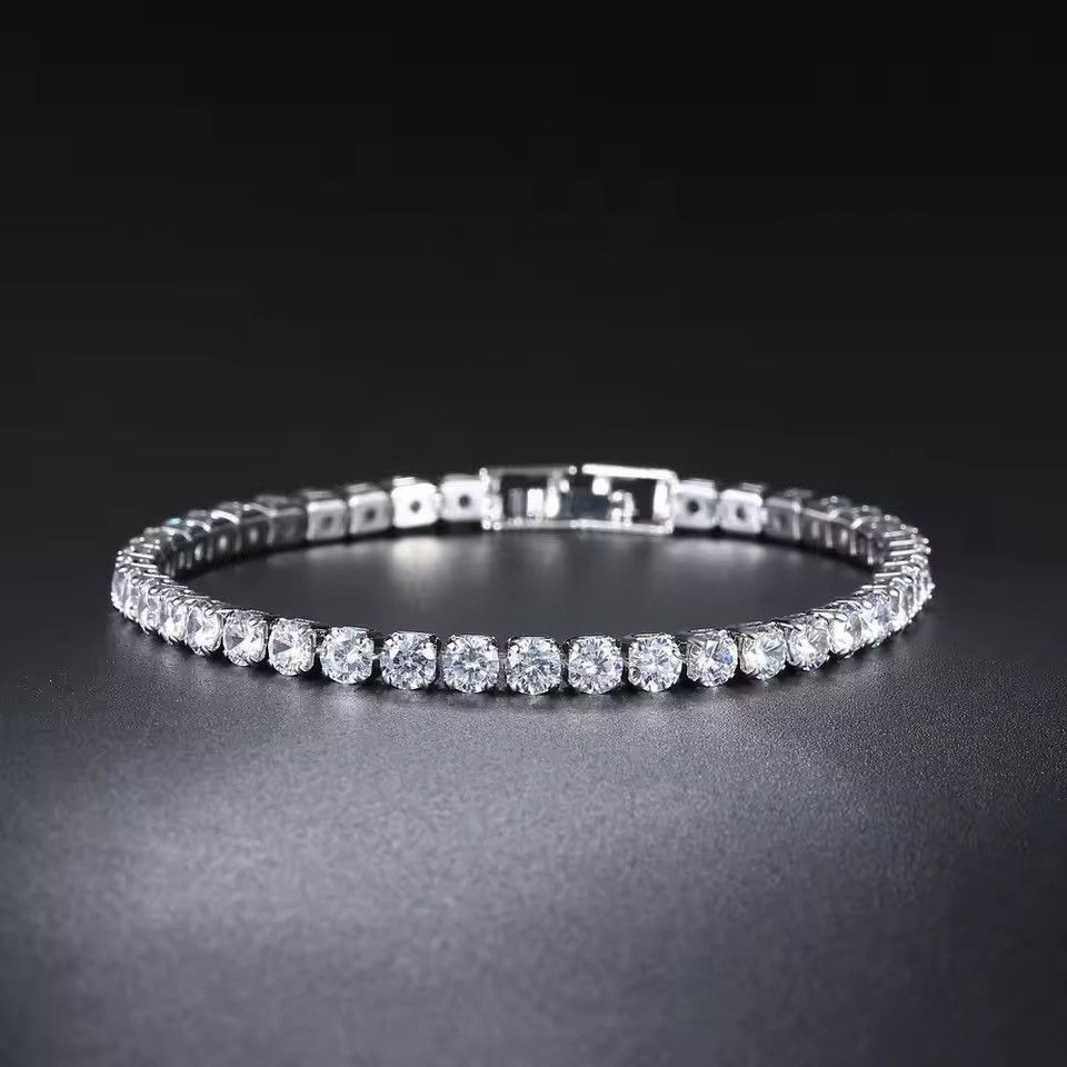 Jewelry 19 Cm Polished Stainless Steel 4mm Box Link Chain Size ONE SIZE - 1 Thumbnail