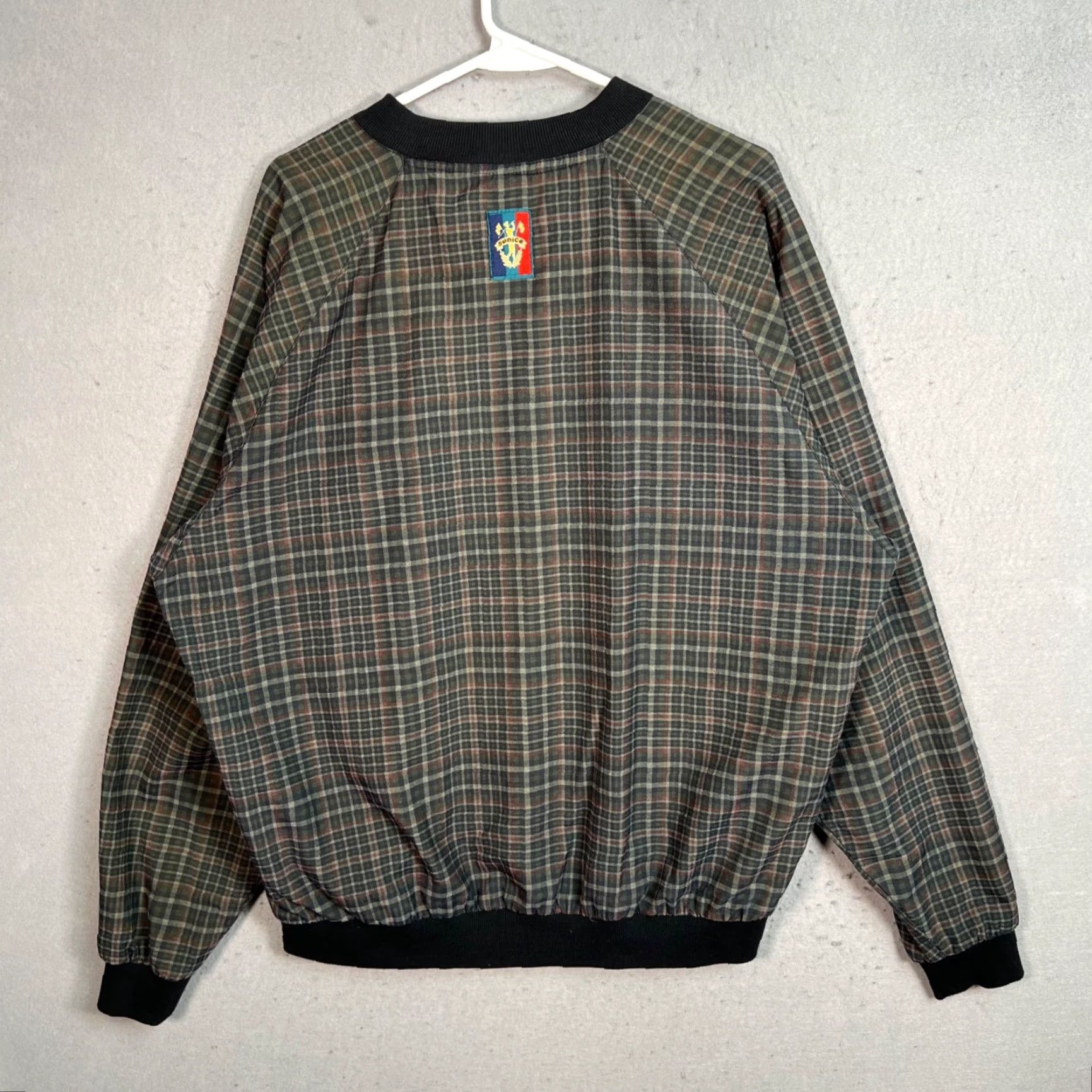 Vintage Sunice Mens Plaid Pullover Sweatshirt Crewneck Shirt Adult Large Green Size US L / EU 52-54 / 3 - 2 Thumbnail