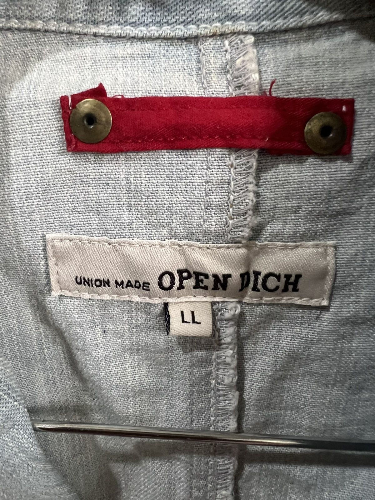 Japanese Brand 🔥Vintage Open Dich Union Made Denim Chore Jacket Size US M / EU 48-50 / 2 - 16 Thumbnail