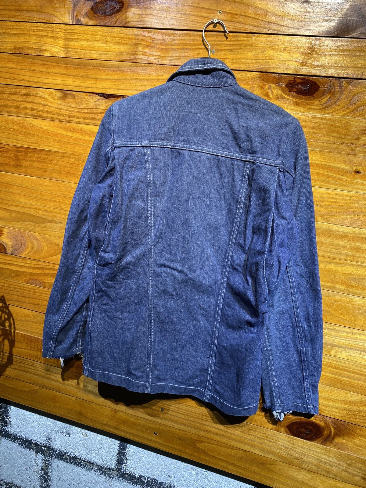 Vintage Vintage 1984 Cie Boussac French Workwear Jacket Indigo Blue Size US M / EU 48-50 / 2 - 13 Thumbnail