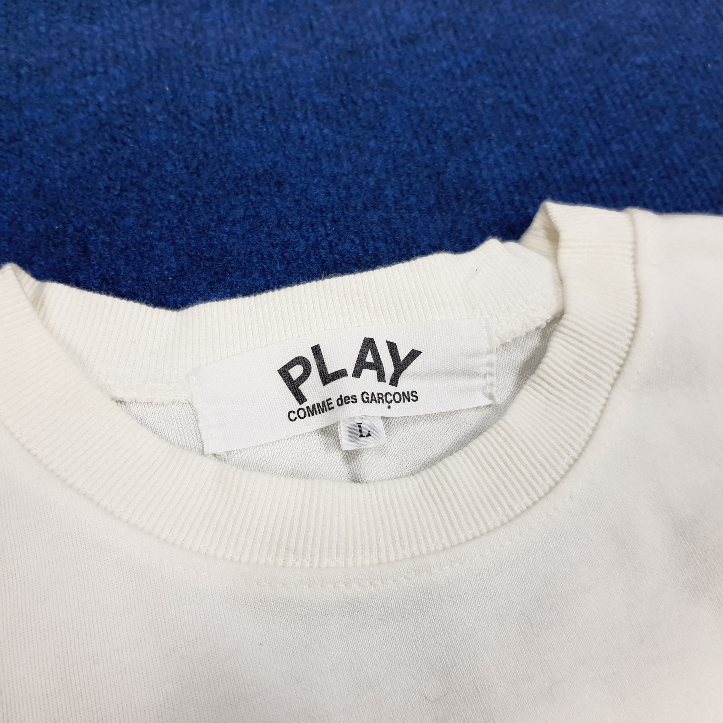 Comme des Garcons Homme Plus × Japanese Brand × Vintage Vintage Comme Des Gacons PLAY Designer Sweatshirt Size US L / EU 52-54 / 3 - 4 Thumbnail
