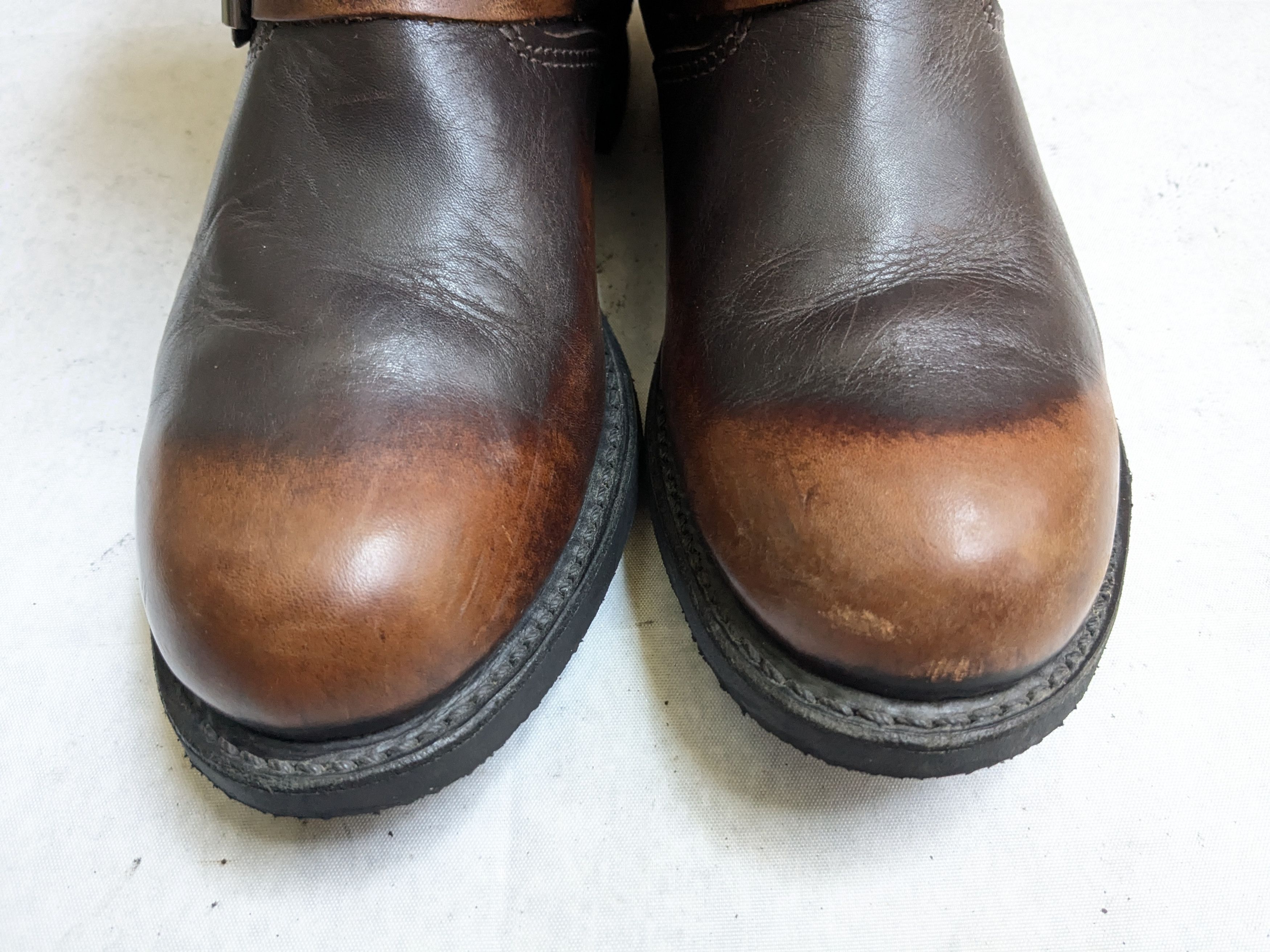 Frye Frye Engineer Brown Leather 8 Leather Buckle Size US 8 / EU 41 - 3 Thumbnail