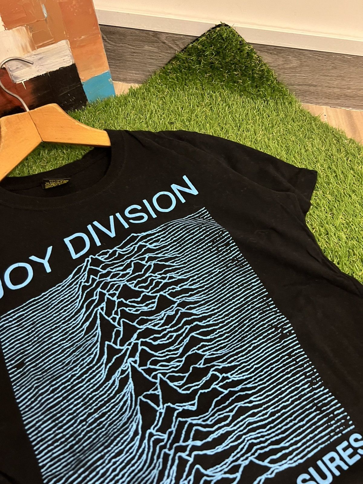 Band Tees × Vintage Vintage Joy Division Unknown Pleasure Boxy T-shirt S Size US S / EU 44-46 / 1 - 3 Thumbnail