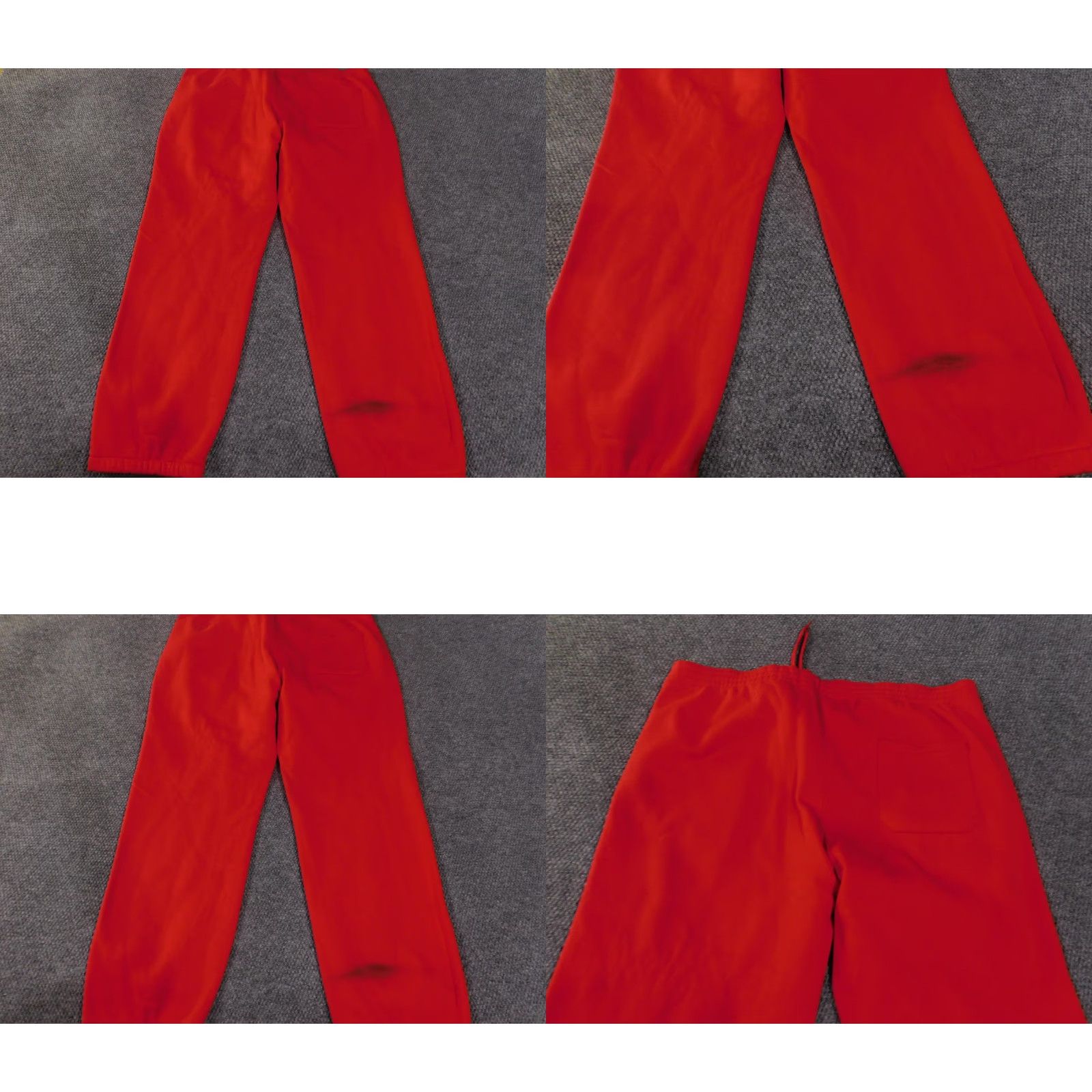 Enyce Enyce Pants Mens 5XL Red Polyester Joggers Sweatpants Elastic Waist Drawstring Pants 100% Polyester Elastic Waist Pockets Inseam 32 in Size US 39 - 8 Thumbnail