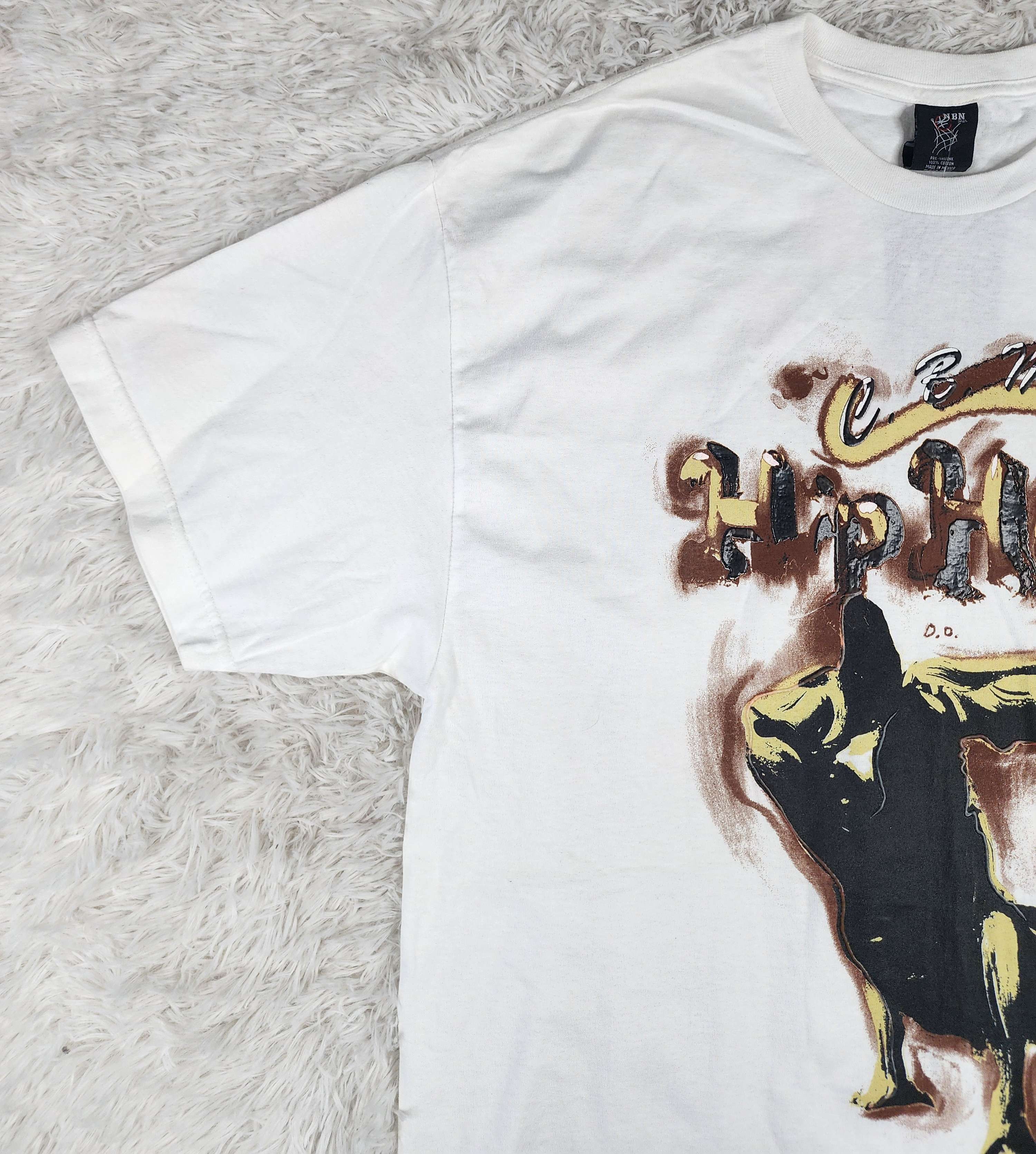 Vintage Vintage DSWT 90s NBN Gear C.B.Mass Hiphop Bboy tee Size US XXL / EU 58 / 5 - 3 Thumbnail