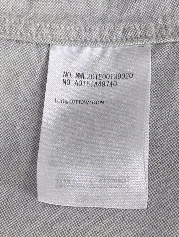 Thom Browne Thom Browne Gray Cotton Embroidered Long Sleeve Shirt . Size US XXL / EU 58 / 5 - 6 Thumbnail