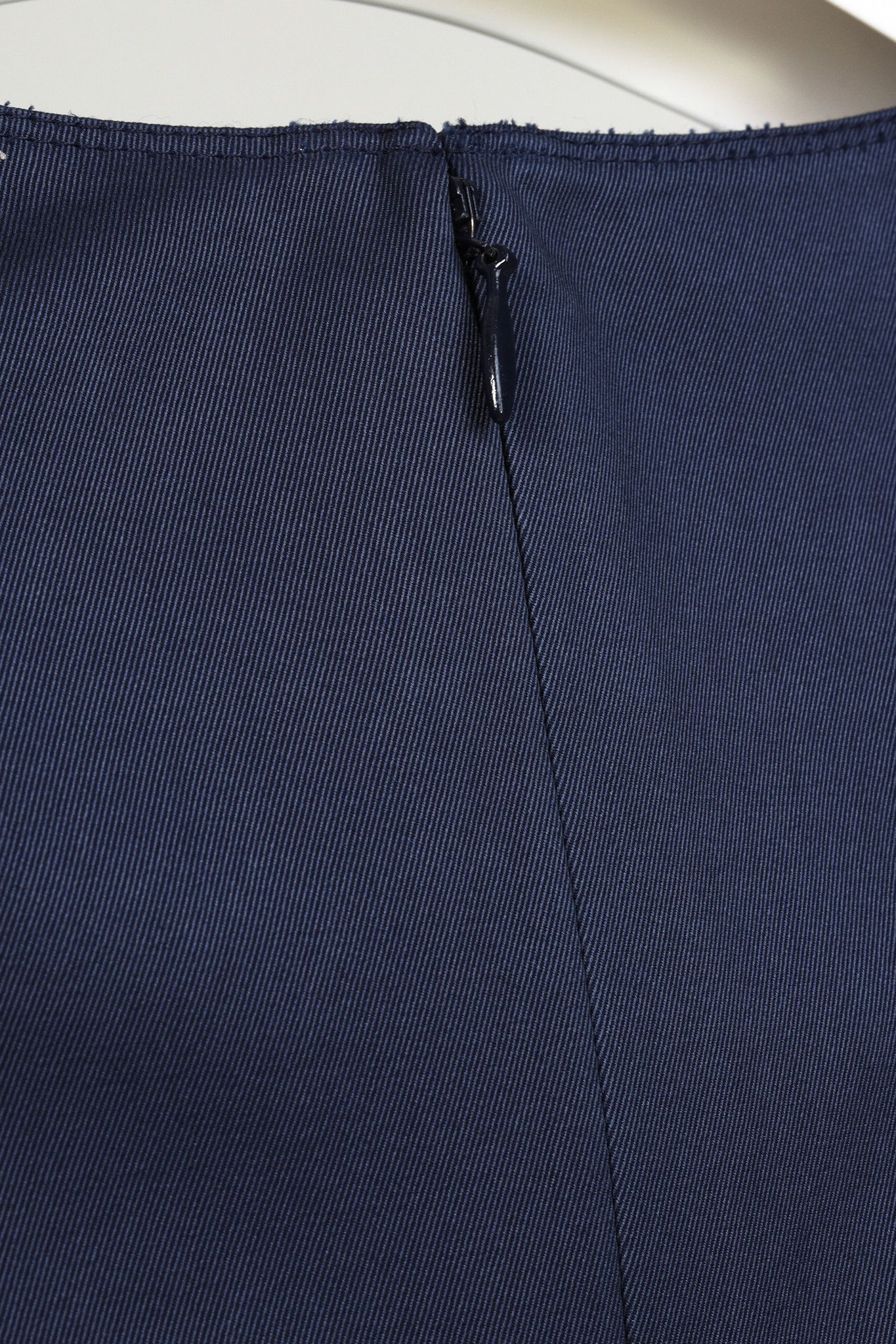 Yves Saint Laurent Yves Saint Laurent R/12 Navy Buttoned-Waist Dress Size M / US 6-8 / IT 42-44 - 9 Thumbnail