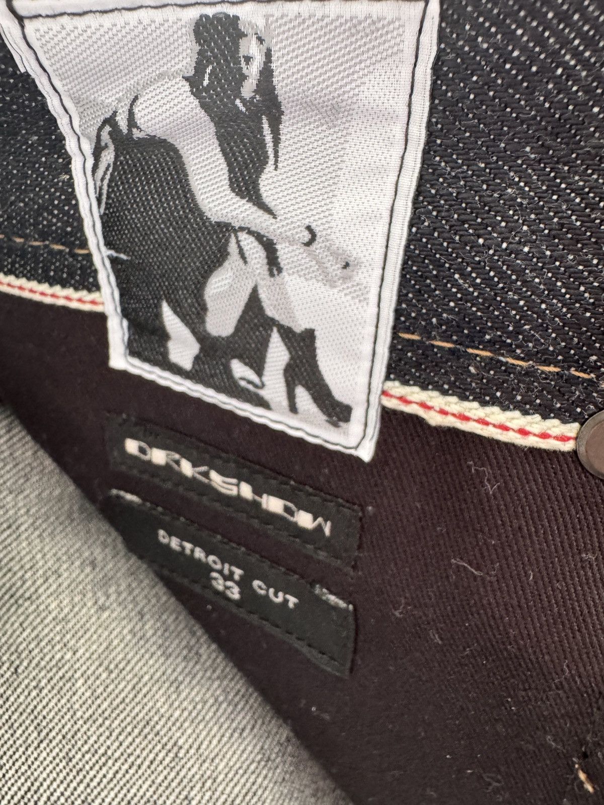 Rick Owens Rick Owens DRKSHDW Denim Detroit Cut Pants 'Indigo' Size US 33 - 8 Thumbnail