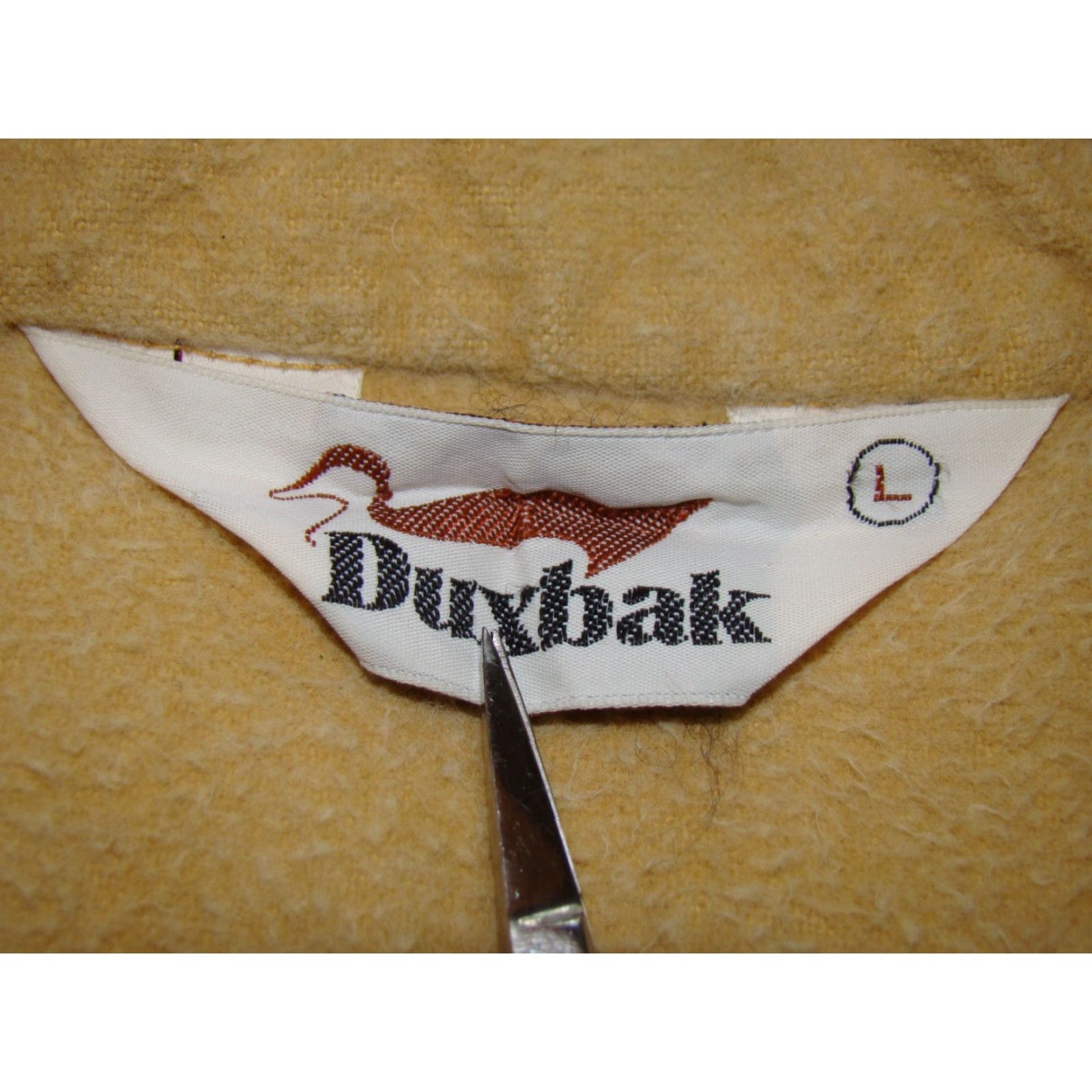 Vintage VINTAGE Duxbak Shirt Chamois Mens Large Long Sleeve Button Up Khaki Tan Shirt Size US L / EU 52-54 / 3 - 3 Thumbnail