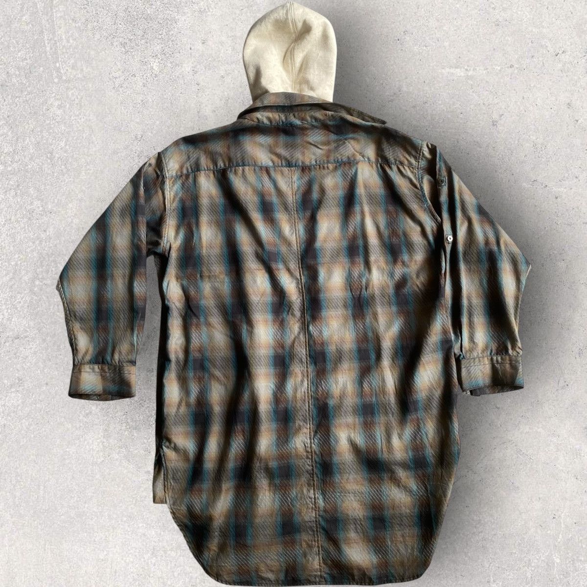 Maison MIHARA YASUHIRO Hybrid Hoodie Plaid Jacket Size US M / EU 48-50 / 2 - 4 Thumbnail