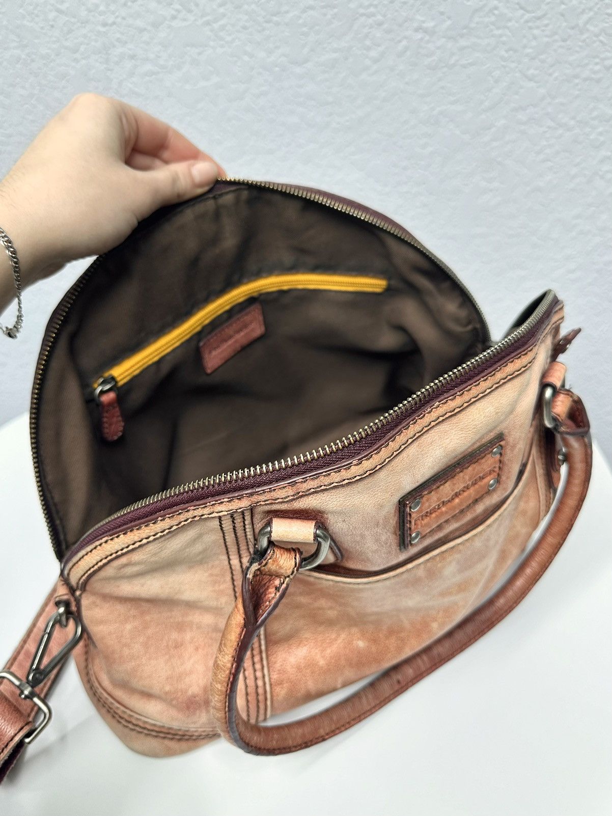 A.S.98 Vintage Japan Leather Bag Kapital Messenger Y2K Rare GOA Size ONE SIZE - 15 Thumbnail