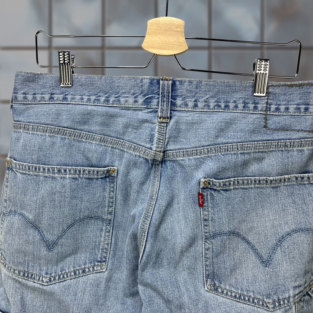 Levi's VINTAGE Levi's Light Wash Loose Carpenter Denim Jean Shorts 32 Mens 90s Hip Hop Movie Size US 32 / EU 48 - 1 Thumbnail