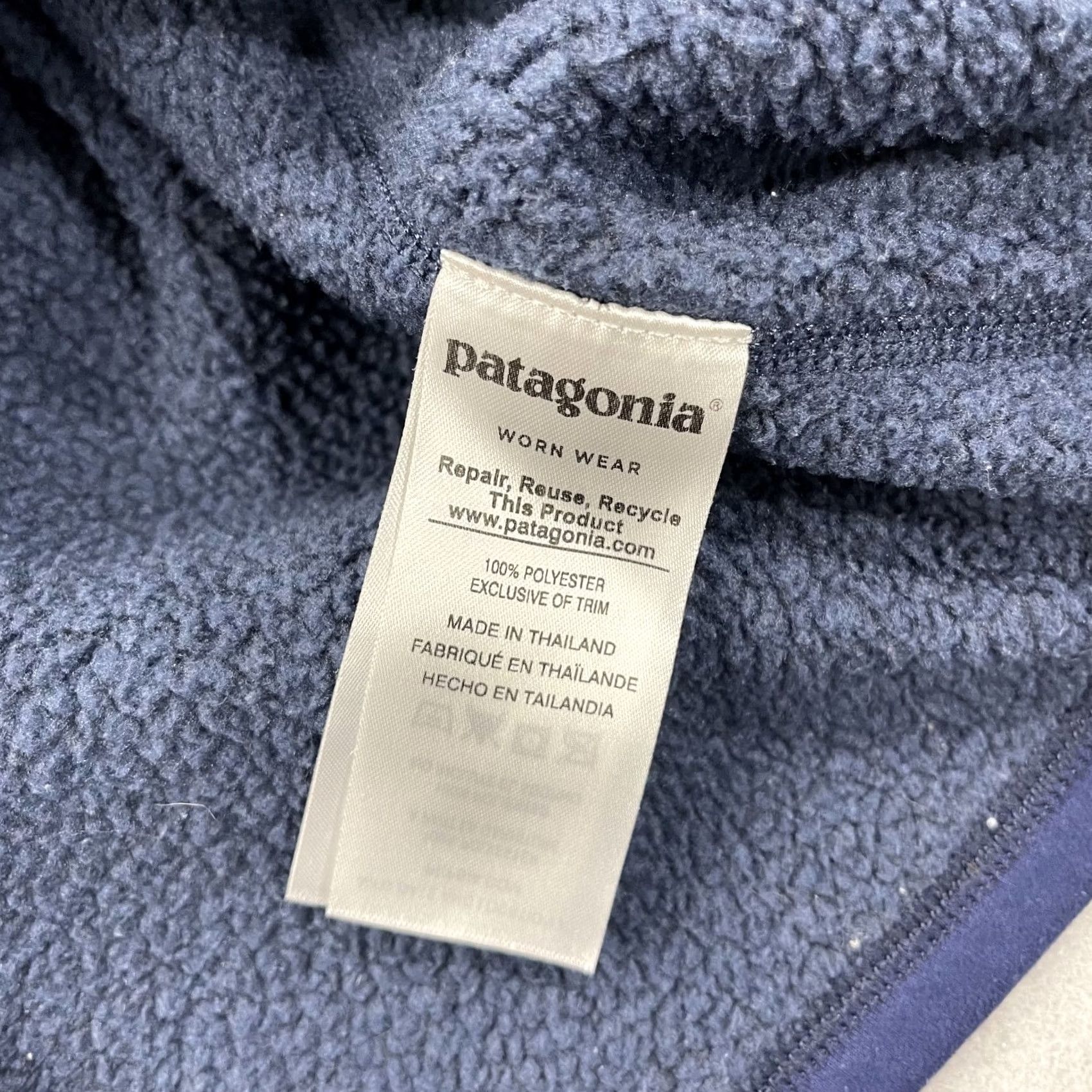 Patagonia Patagonia Better Sweater Mens M Blue 1/4 Zip Fleece Pullover Hiking Shirt Size US M / EU 48-50 / 2 - 5 Thumbnail