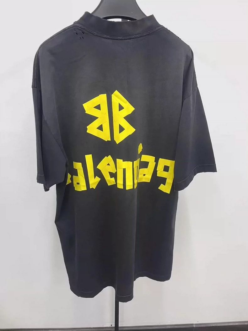 Balenciaga Balenciaga Tape Tape Made Old Short Sleeve T-Shirt Size US XS / EU 42 / 0 - 2 Thumbnail