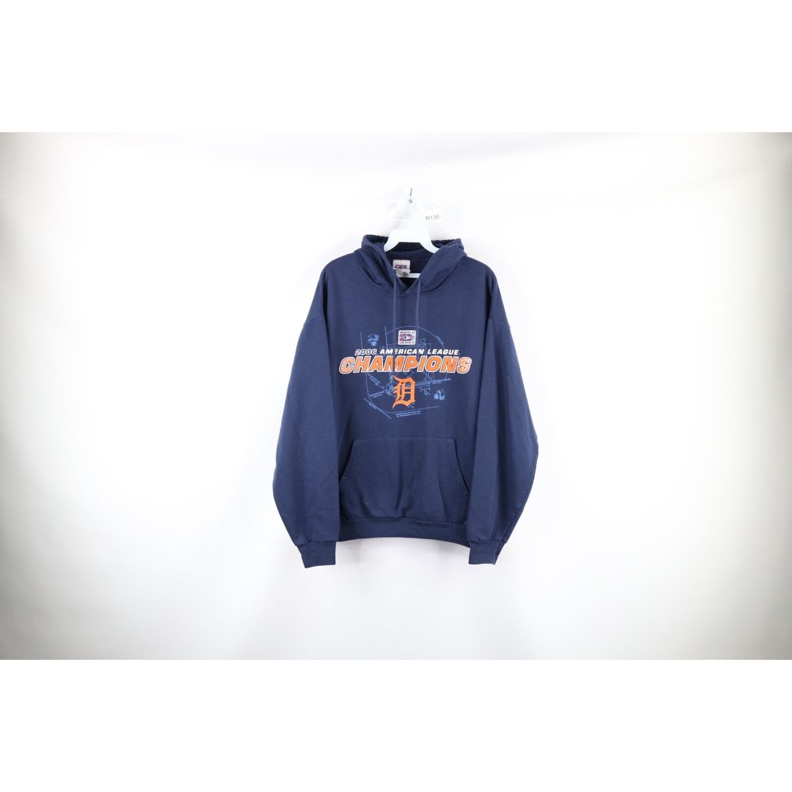 Vintage Vintage Faded 2006 AL Champs Detroit Tigers Baseball Hoodie Size US M / EU 48-50 / 2 - 1 Thumbnail