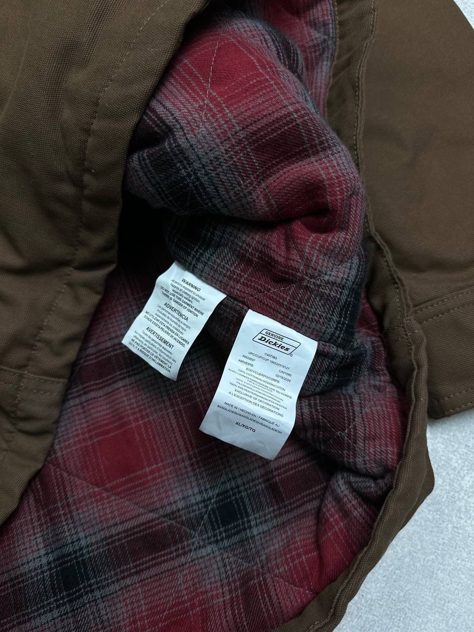 Dickies Vintage 90s Dickies Workwear Jacket Brown Detroit Style Size US XL / EU 56 / 4 - 6 Thumbnail