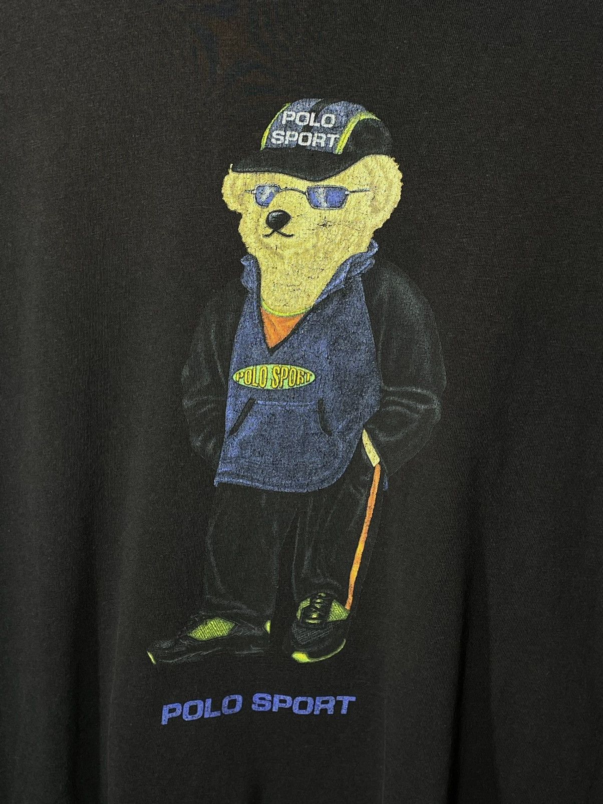 Polo Ralph Lauren × RRL Ralph Lauren × Vintage T-Shirt Polo Sport Bear OG Vintage Size US XL / EU 56 / 4 - 4 Thumbnail