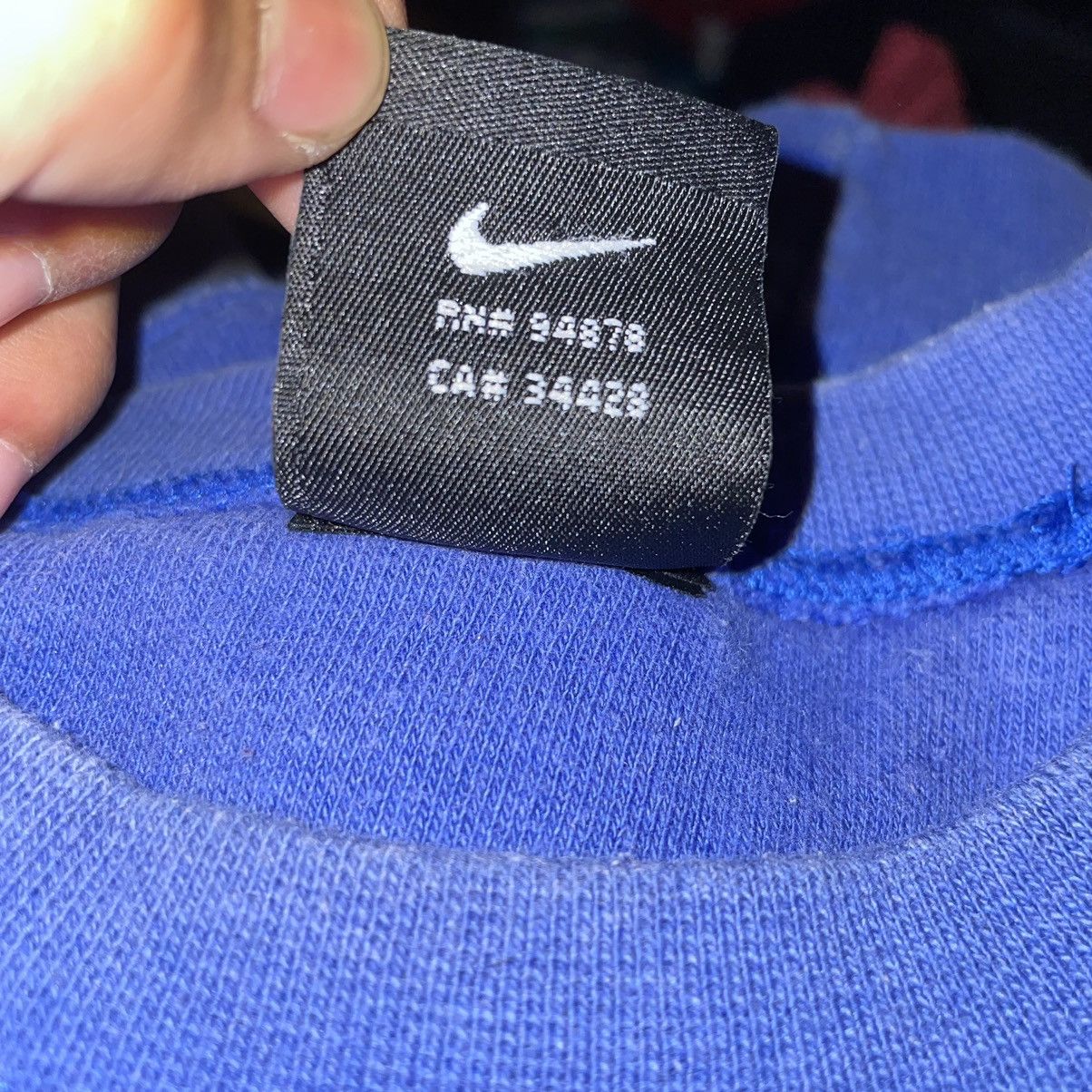 Nike Vintage Blue Duke Nike Crewneck Size US M / EU 48-50 / 2 - 6 Thumbnail