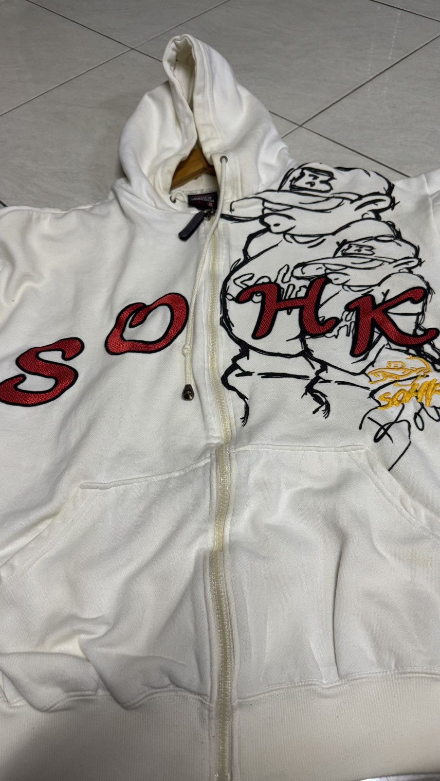 Japanese Brand × Vintage Vintage School Of Hard Knocks Hoodie Size US XL / EU 56 / 4 - 12 Thumbnail