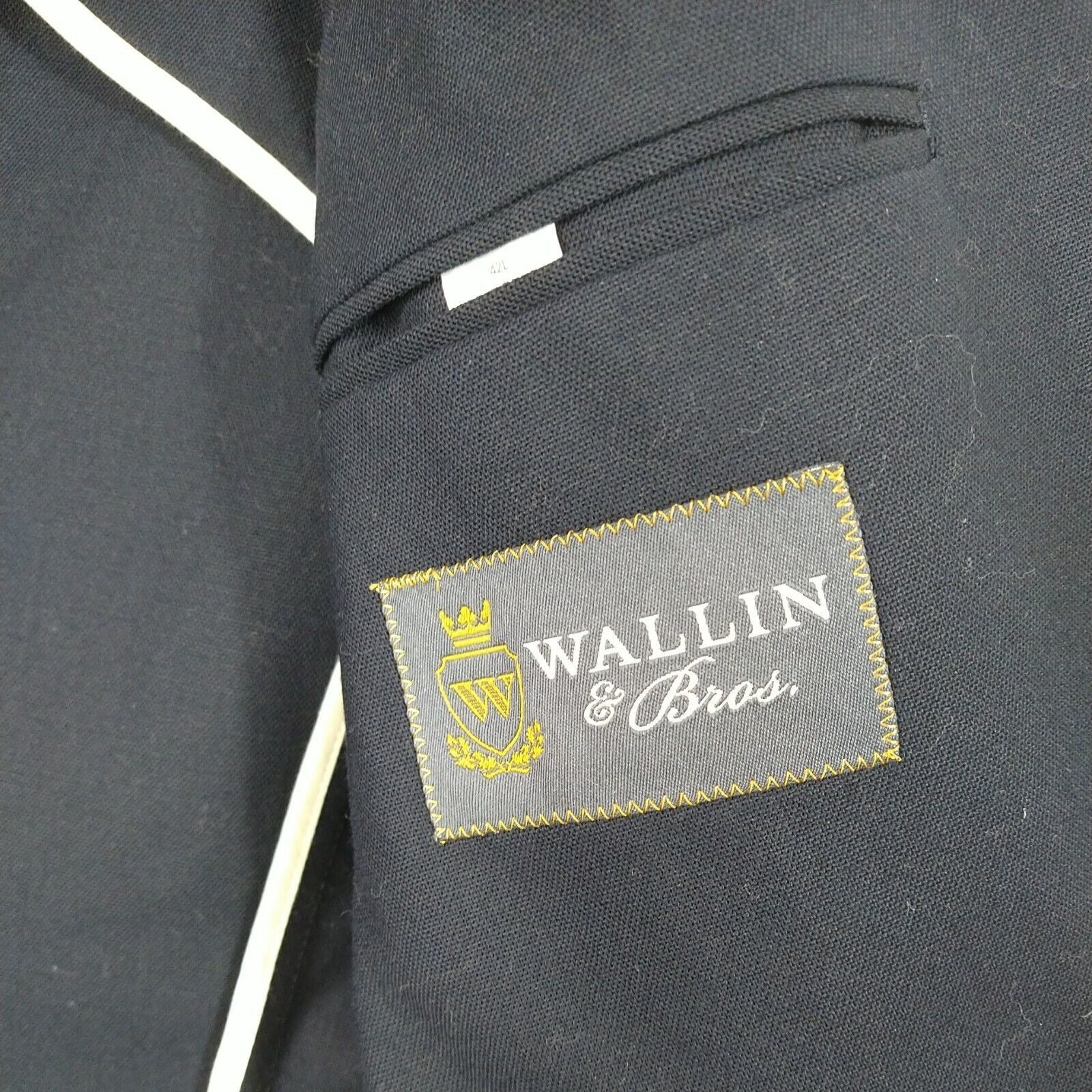 Wallin & Bros Wallin Bros Wool Blazer Sport Coat Suit Jacket Size 42L Size 42L - 7 Thumbnail