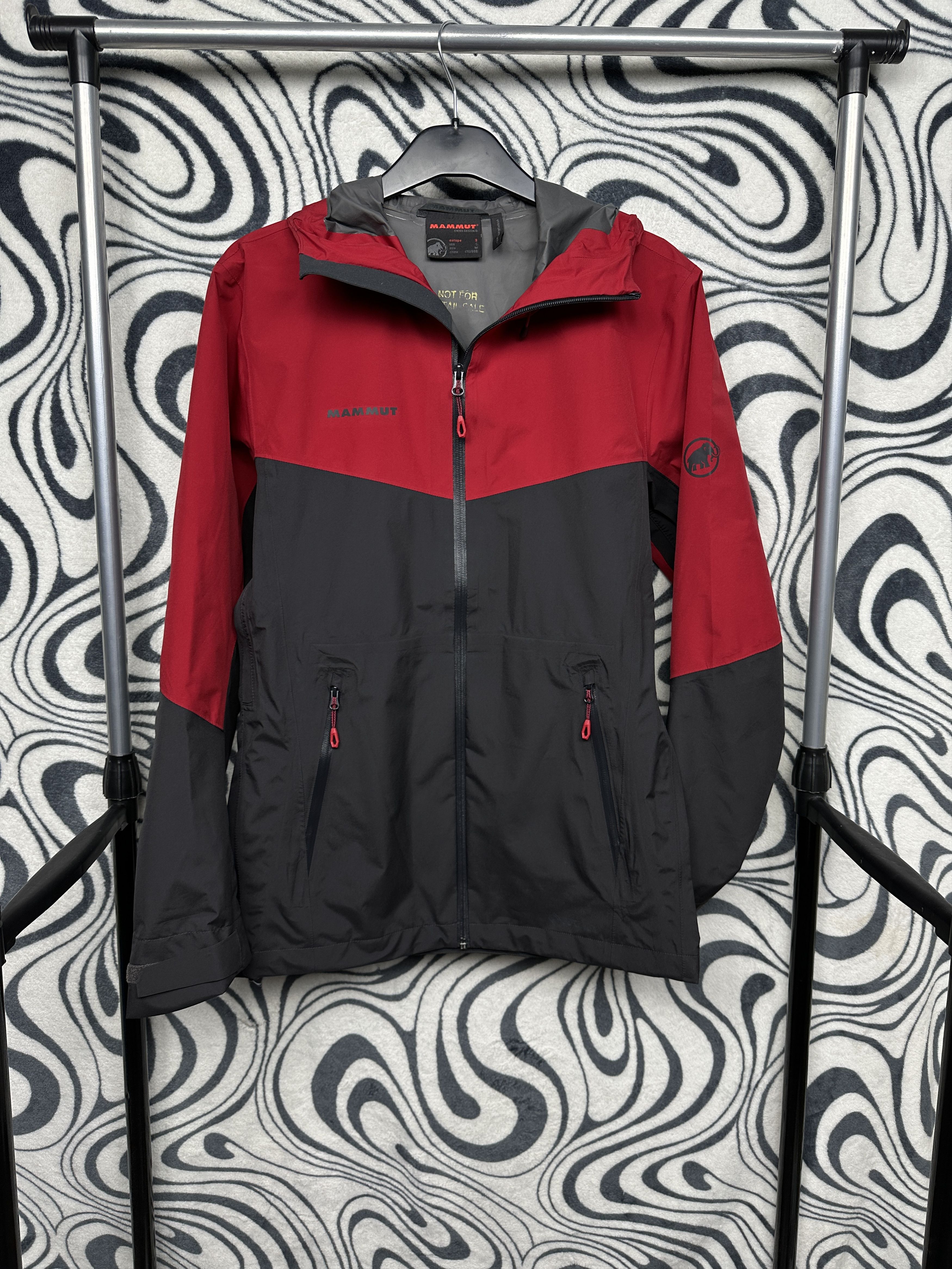 Mammut Mammut Gore-tex Paclite Wenaha Red Black Rain Jacket Size US S / EU 44-46 / 1 - 1 Thumbnail