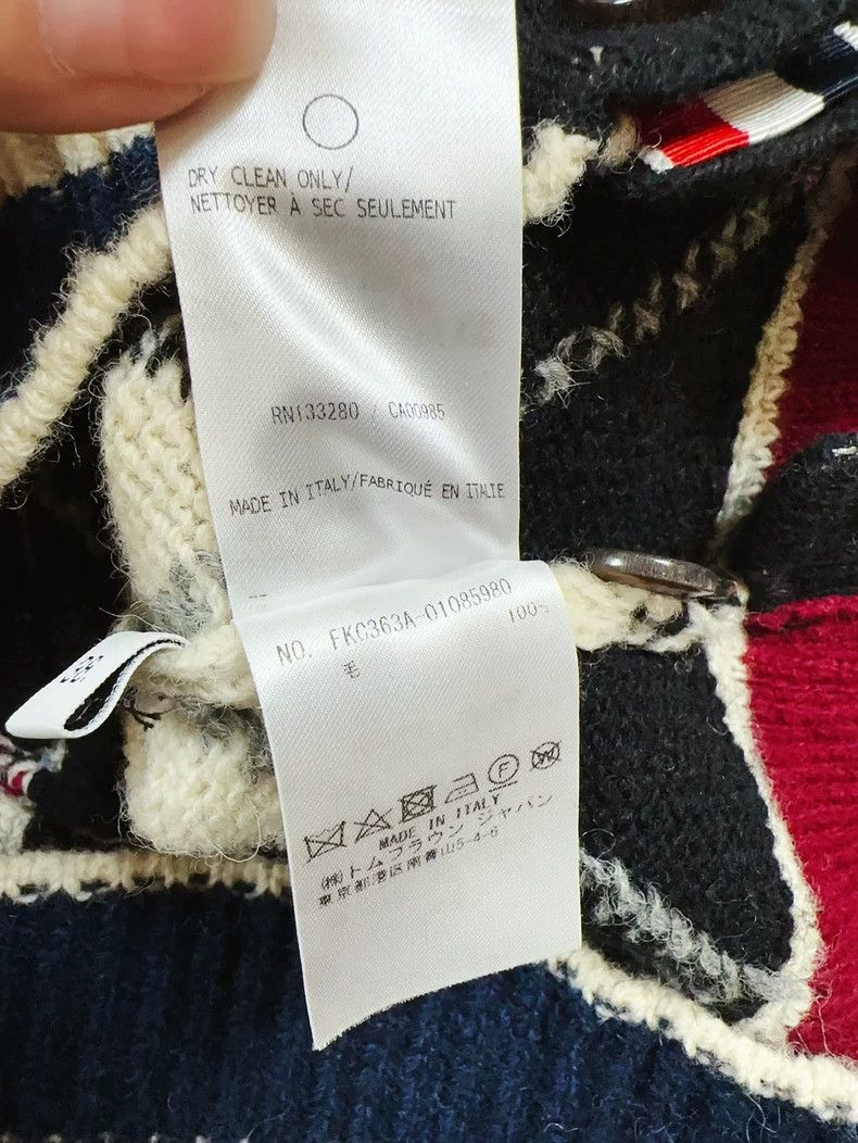 Thom Browne Thom browne Black and white checkerboard cardigan coat 2504 Size XS / US 0-2 / IT 36-38 - 5 Thumbnail