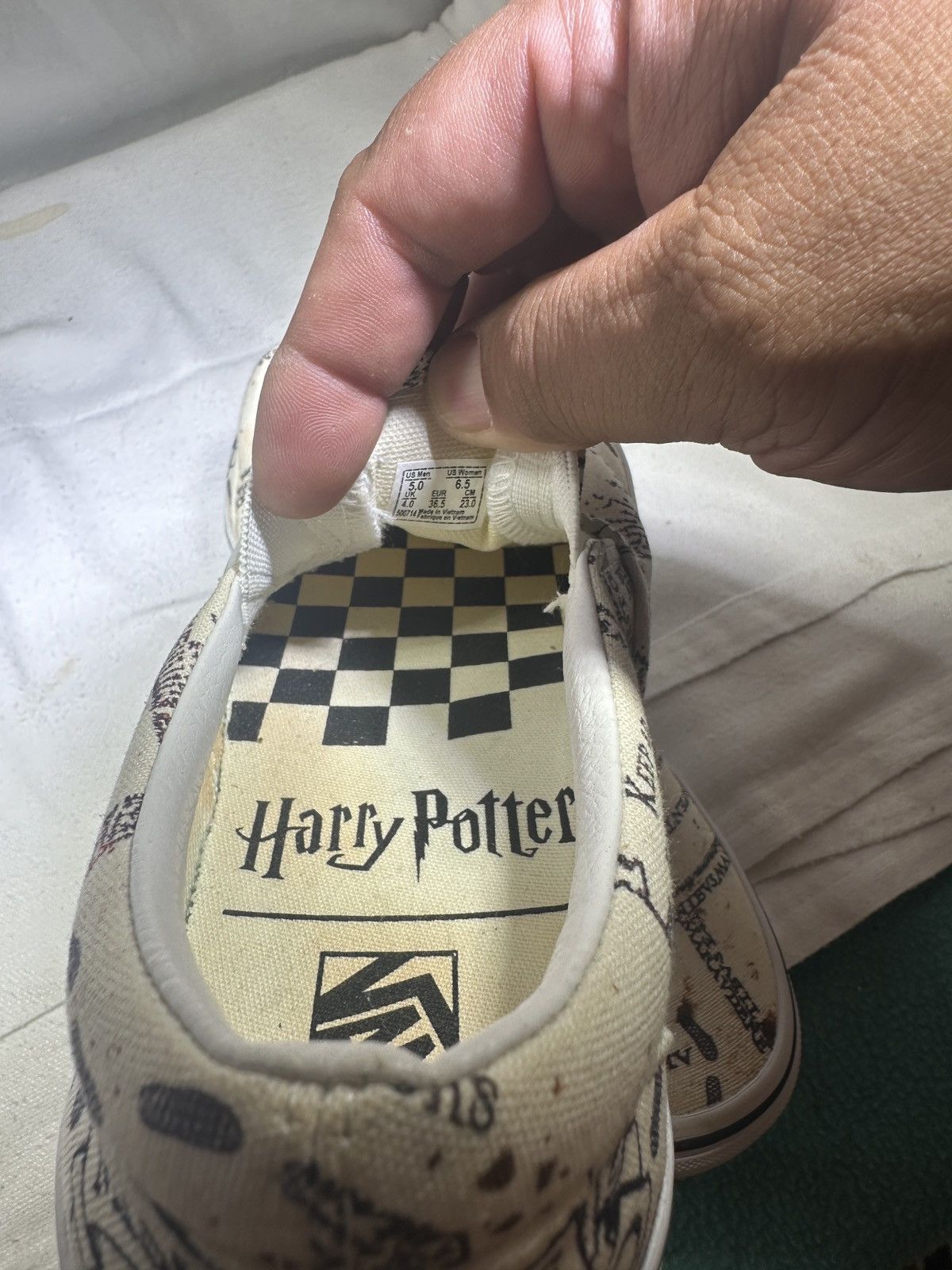 Vans Vans Harry Potter Maurauders Map Women's 6.5 Men's 5 Size US 6.5 / IT 36.5 - 7 Thumbnail