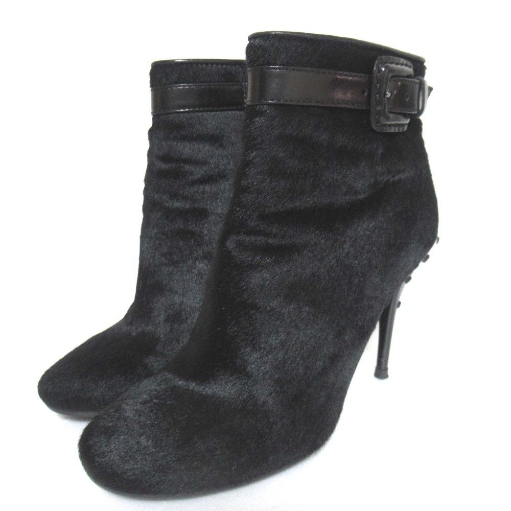 Tod's Tod's Tod's Bootie Calf Hair Bootie Leather Shoes DUTY FREE for USA Size ONE SIZE - 1 Thumbnail