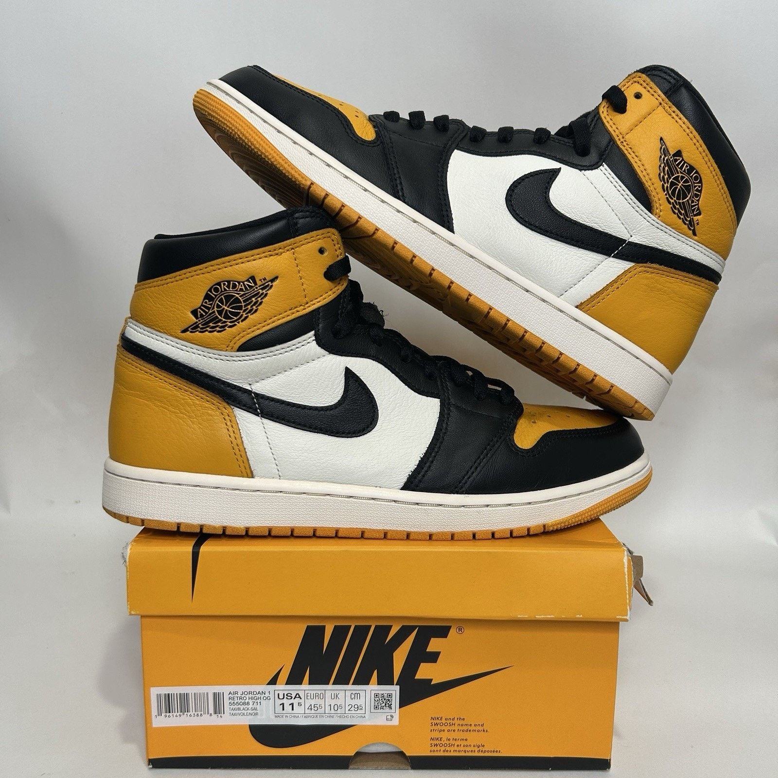 Nike Air Jordan Retro High OG “Yellow Toe/Taxi”