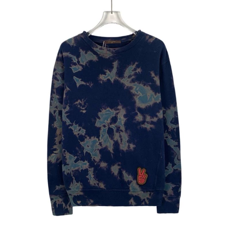 Louis Vuitton Louis Vuitton Navy camo scissors-embroidered cotton crew n Size US XS / EU 42 / 0 - 1 Thumbnail