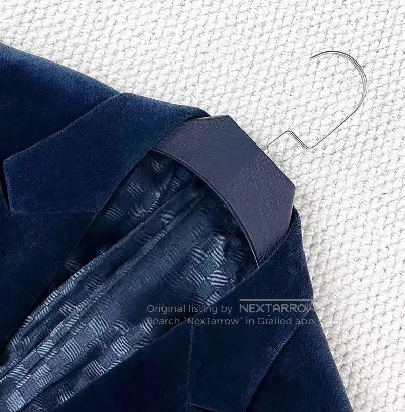 Givenchy Givenchy Velvet lined 4G logo print lapel single-breasted Size US L / EU 52-54 / 3 - 3 Thumbnail