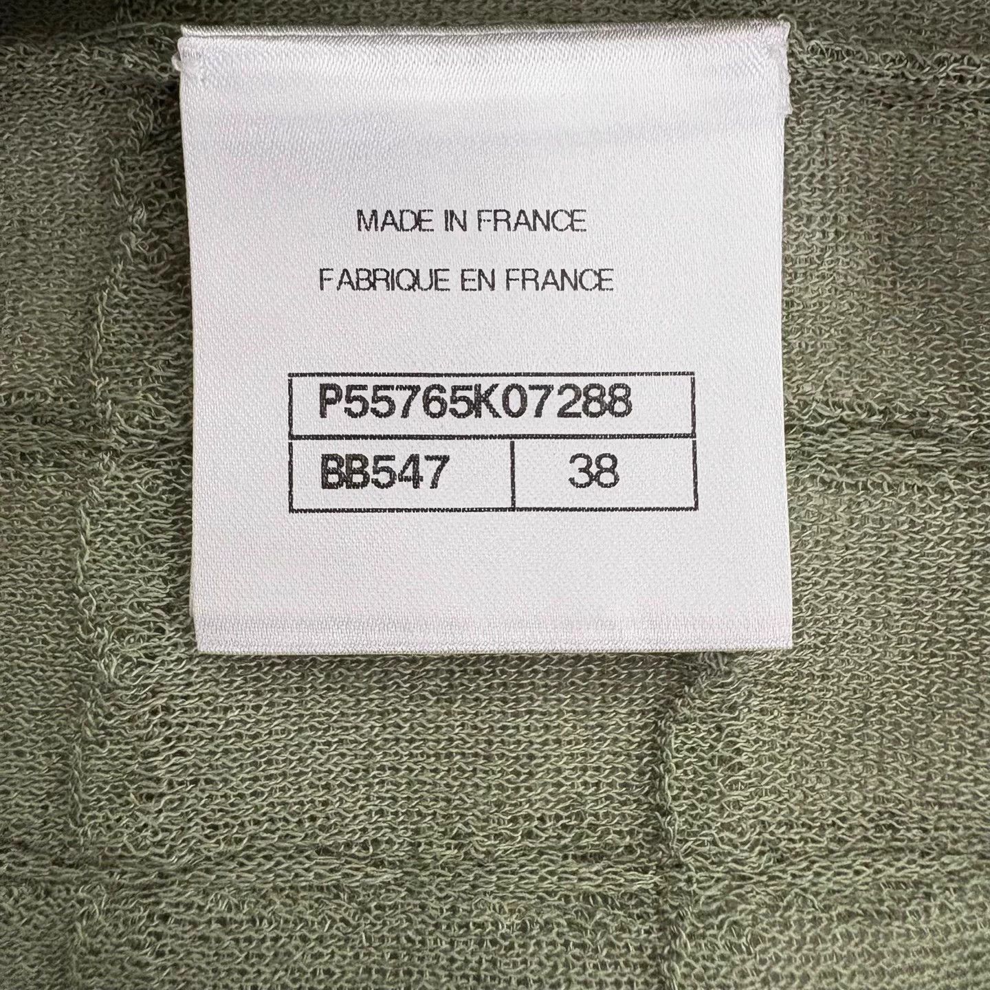 Chanel Chanel Women's Green Openwork Knit Cardigan Size S / US 4 / IT 40 - 5 Thumbnail