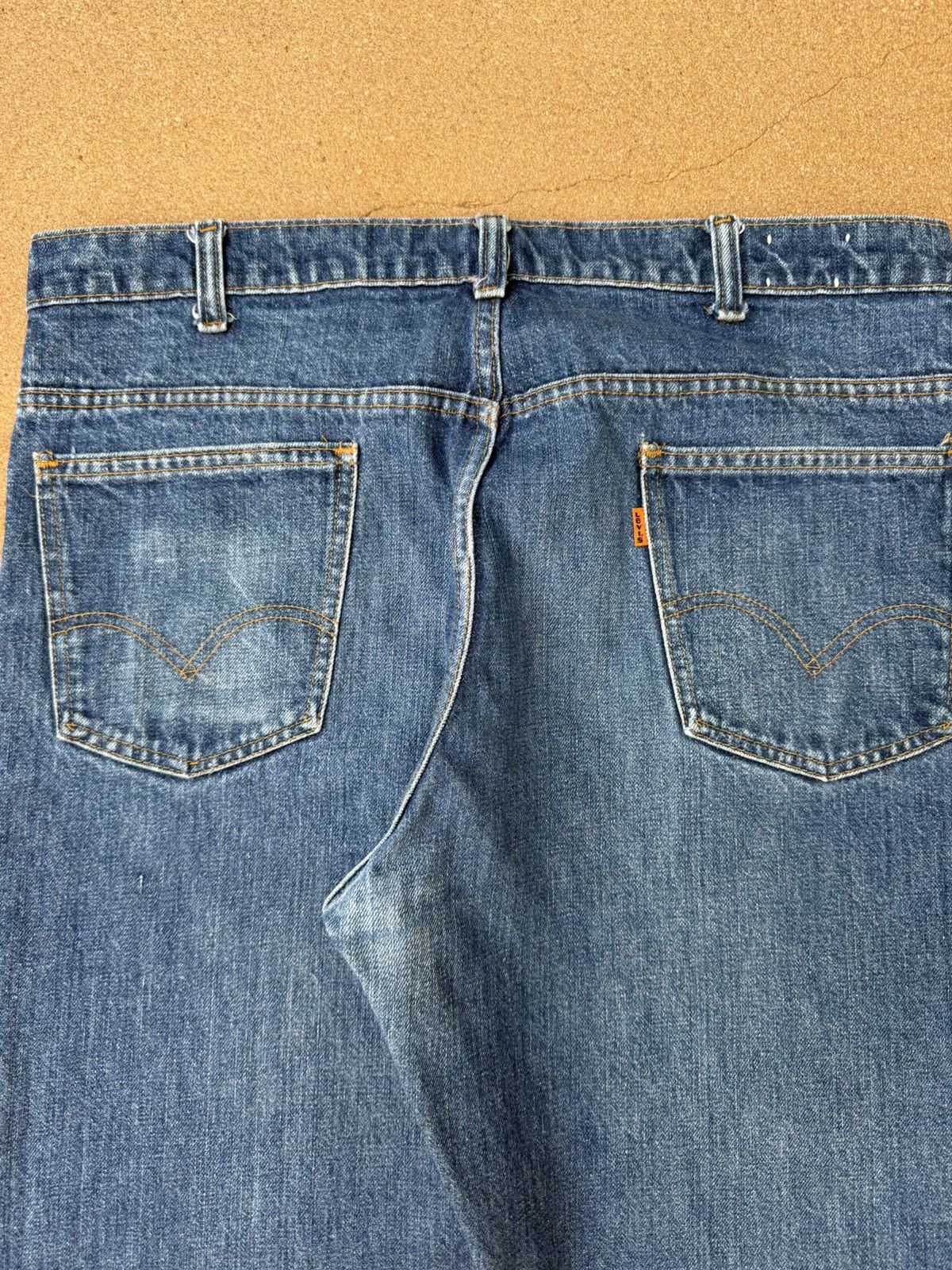 Levi's Vtg 70’s Levi’s 646 Orange Tab Bellbottom Flare Jeans 36x28 Size US 36 / EU 52 - 7 Thumbnail