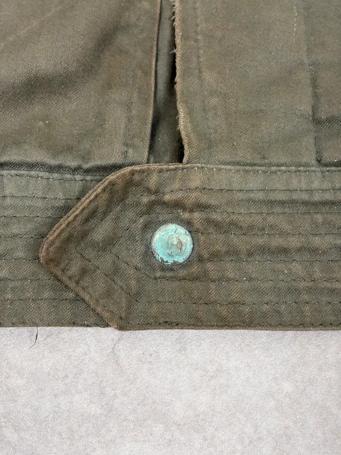 Vintage 1960s U.S. Army Khaki Military Fur Collar Jacket Size US S / EU 44-46 / 1 - 12 Thumbnail
