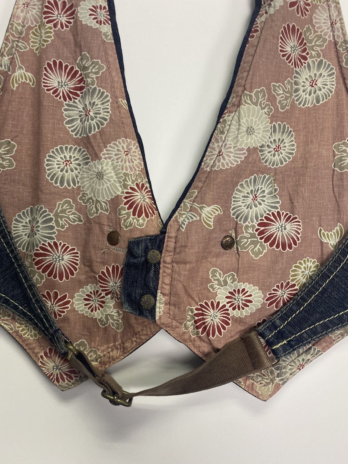 Evisu × Vintage Vintage Evisu Denim Vest Size US M / EU 48-50 / 2 - 13 Thumbnail