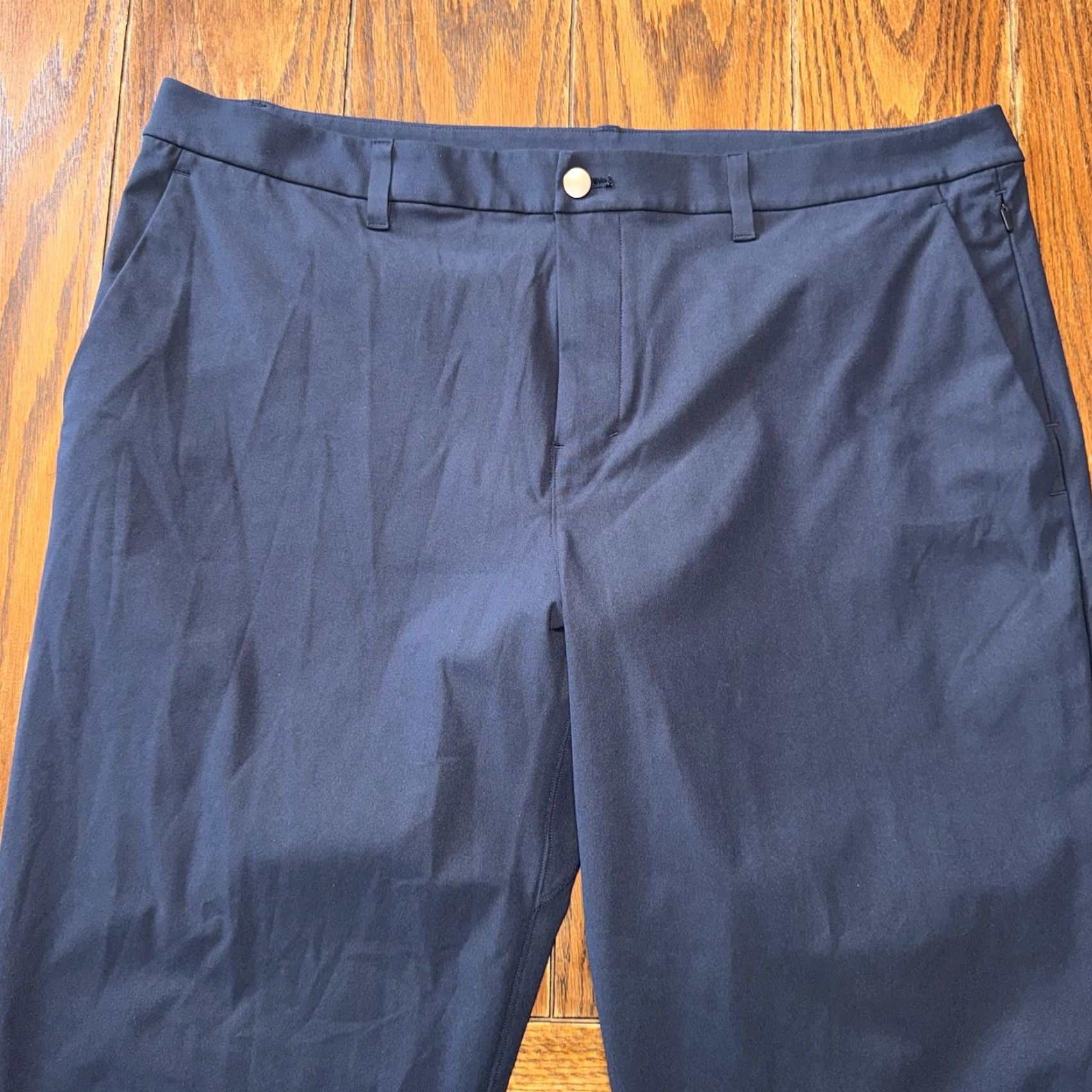 Lululemon Lululemon Men’s Navy Blue Pants Size 41x31 Stretch Zip Pocket Pants Regular 41in Waist Blue City Classic Golf Hiking Walking Men Size US 40 / EU 56 - 2 Thumbnail
